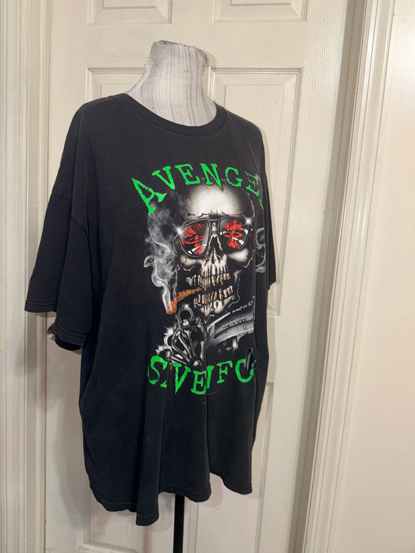 Avenged Sevenfold Vintage Oversized Distressed Tee