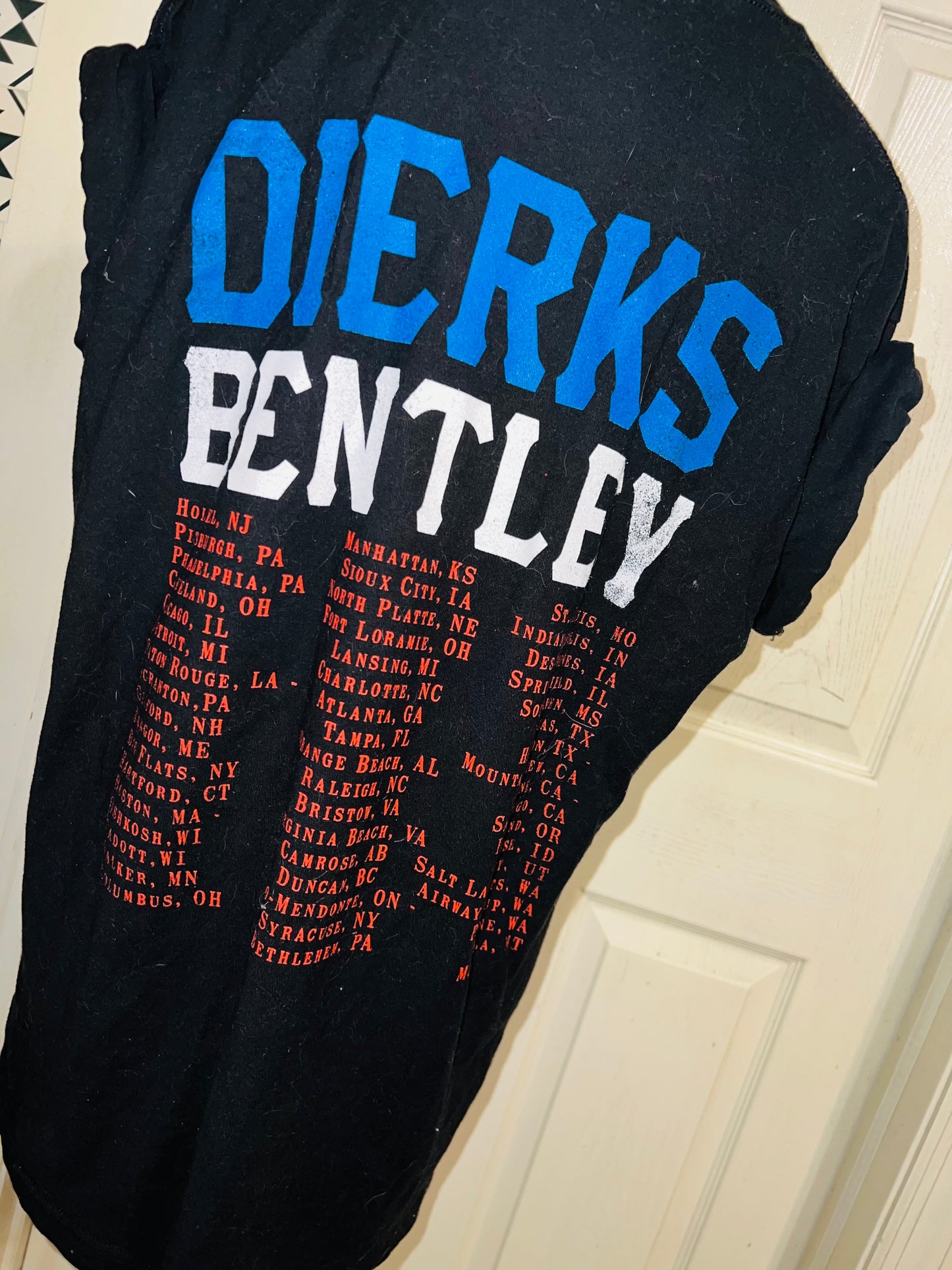 Dirks Bentley 2015 Double Sided Distressed Tee