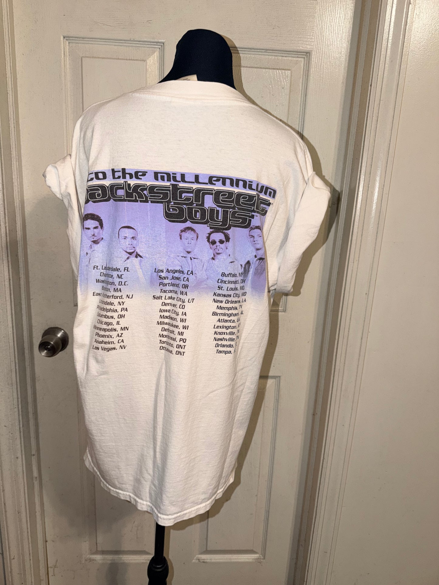 Backstreet Boys Vintage Double Sided Distressed Tee