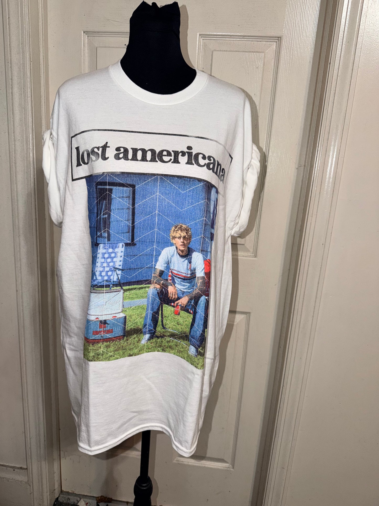 Machine Gun Kelly Oversized Distressed Tee