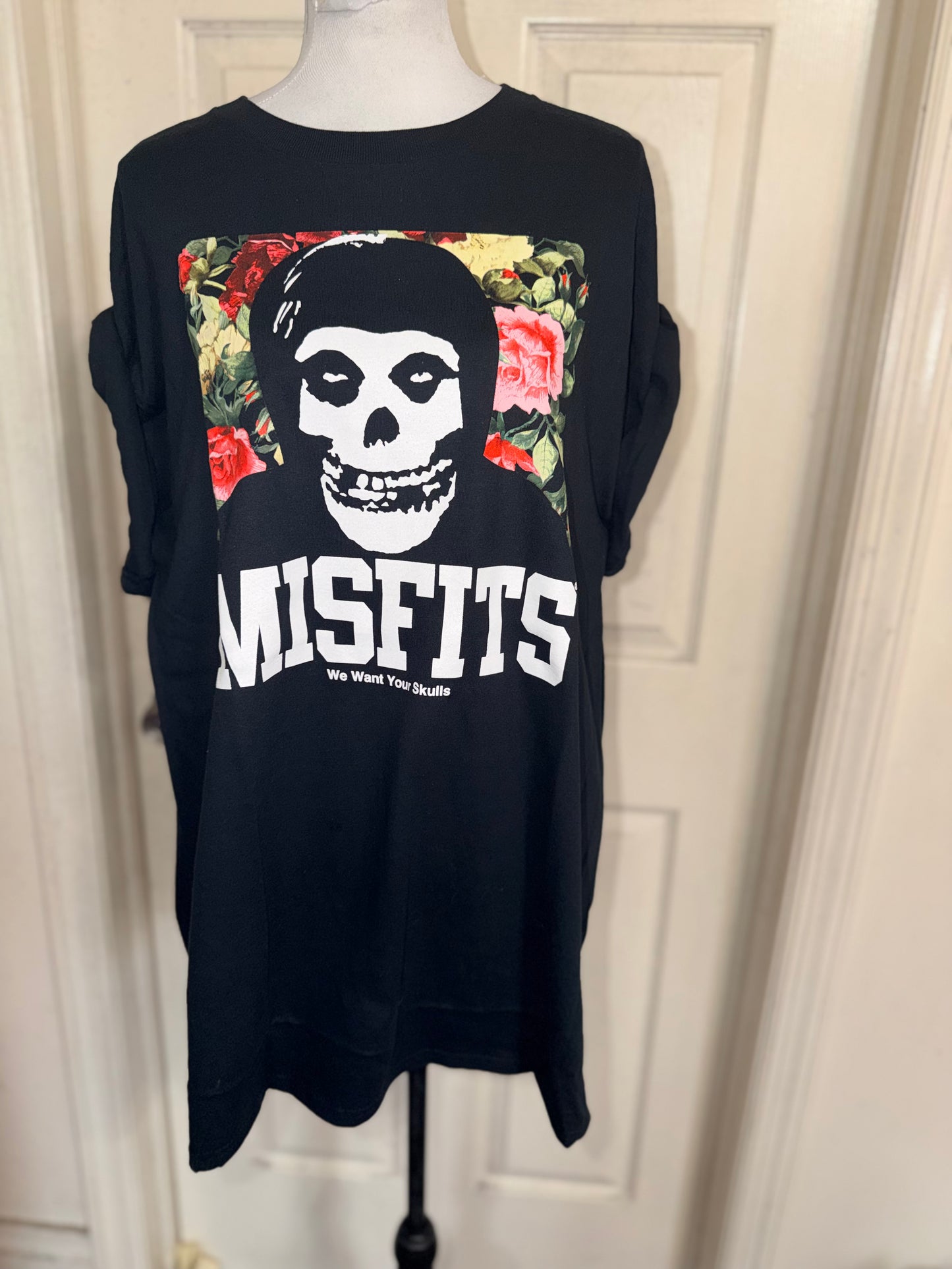 The Misfits Oversized Distressed Tee