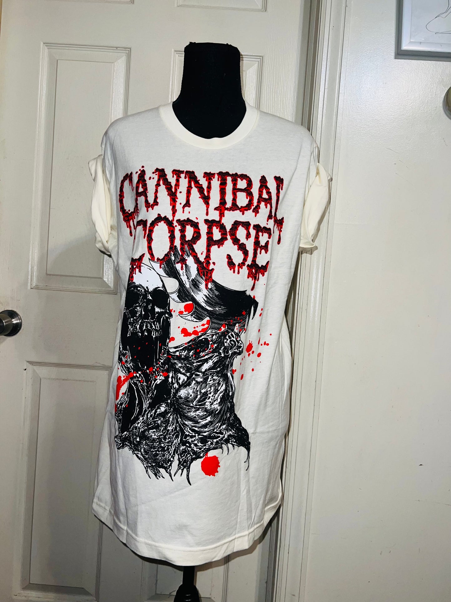 Cannibal Corpse Oversized Distressed Tee