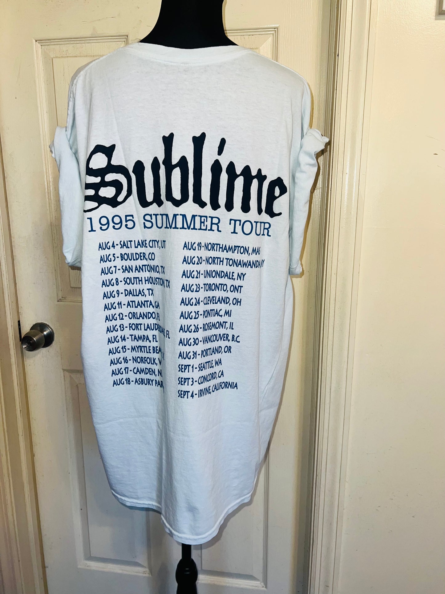 Sublime Double Sided Oversized Distressed Tee