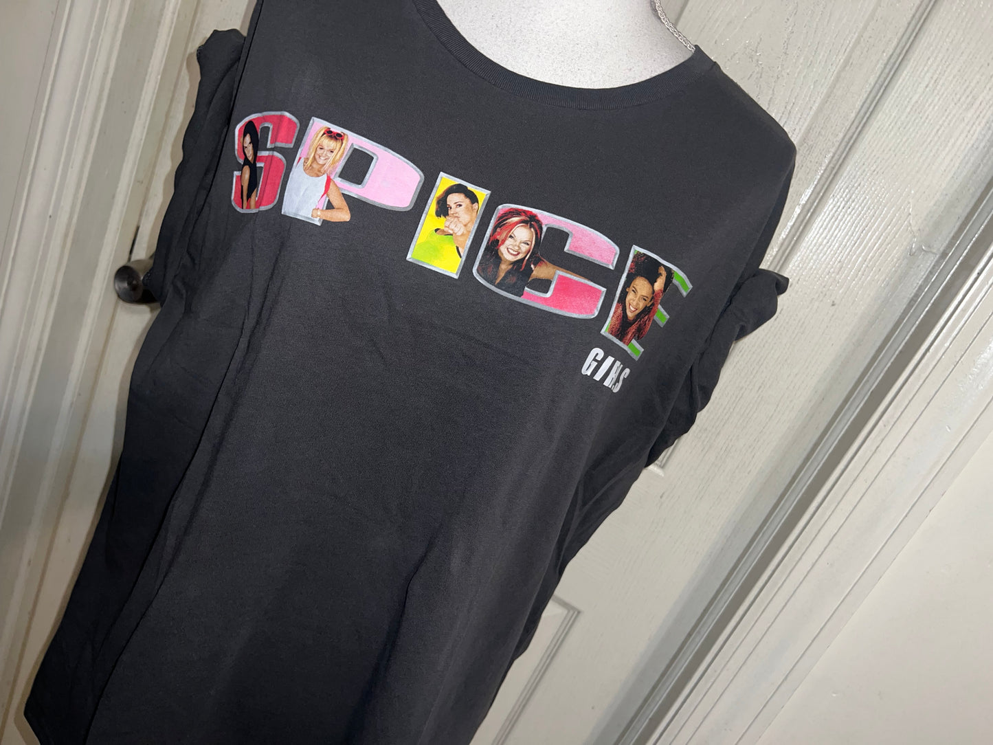 Spice Girls Oversized Distressed Tee