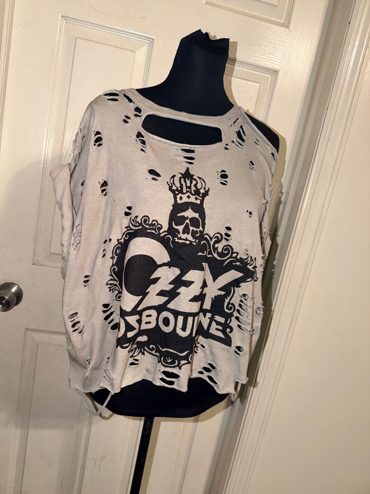 Ozzy Osbourne Oversized Distressed Tee (As Is)