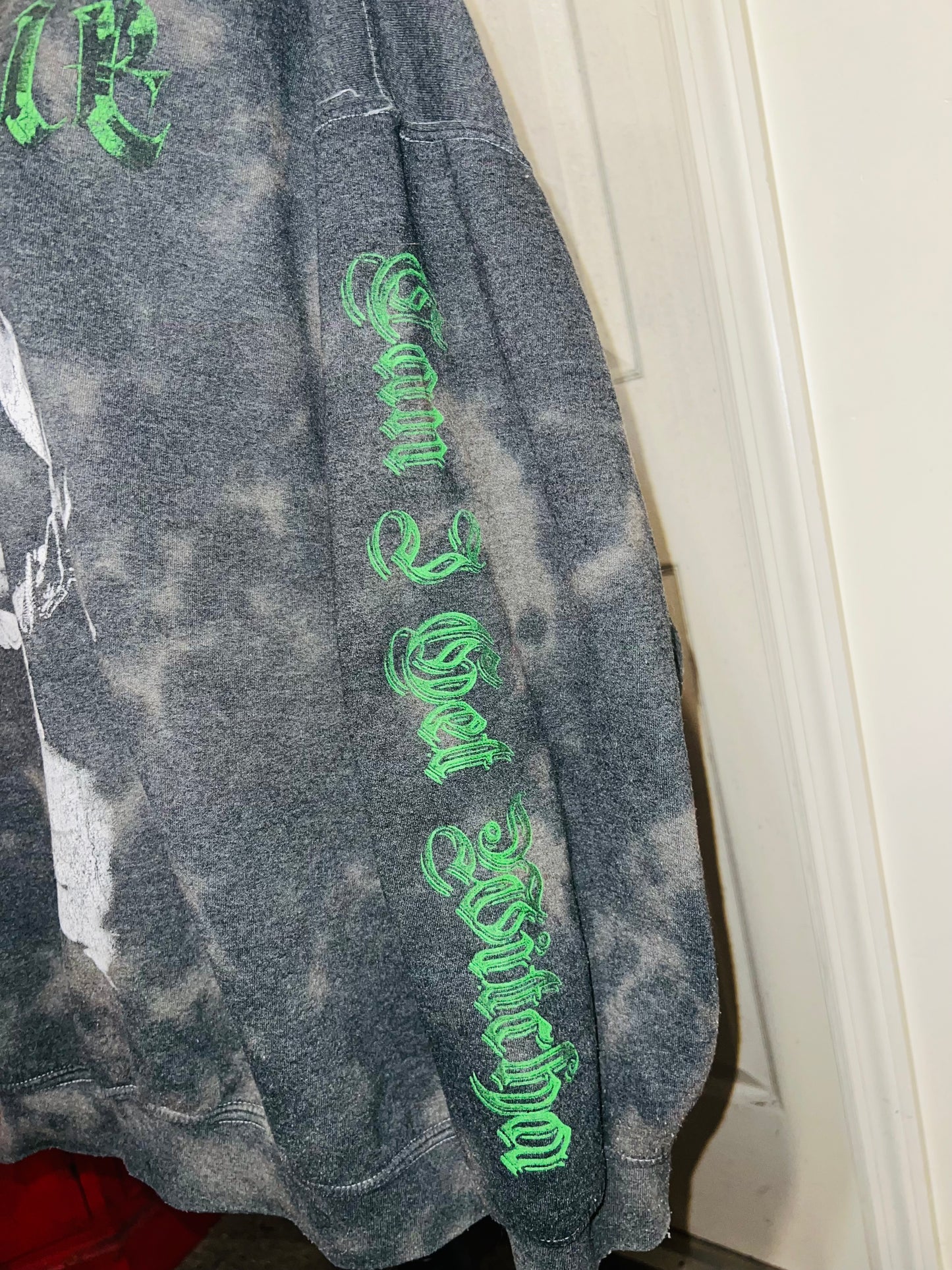 Biggie Smalls Oversized Distressed Sweatshirt