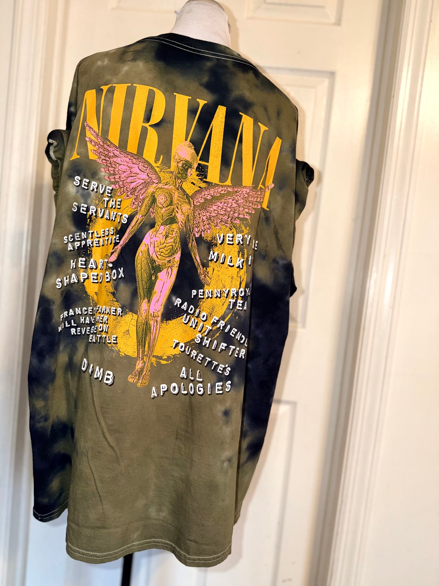 Nirvana Double Sided Oversized Tee