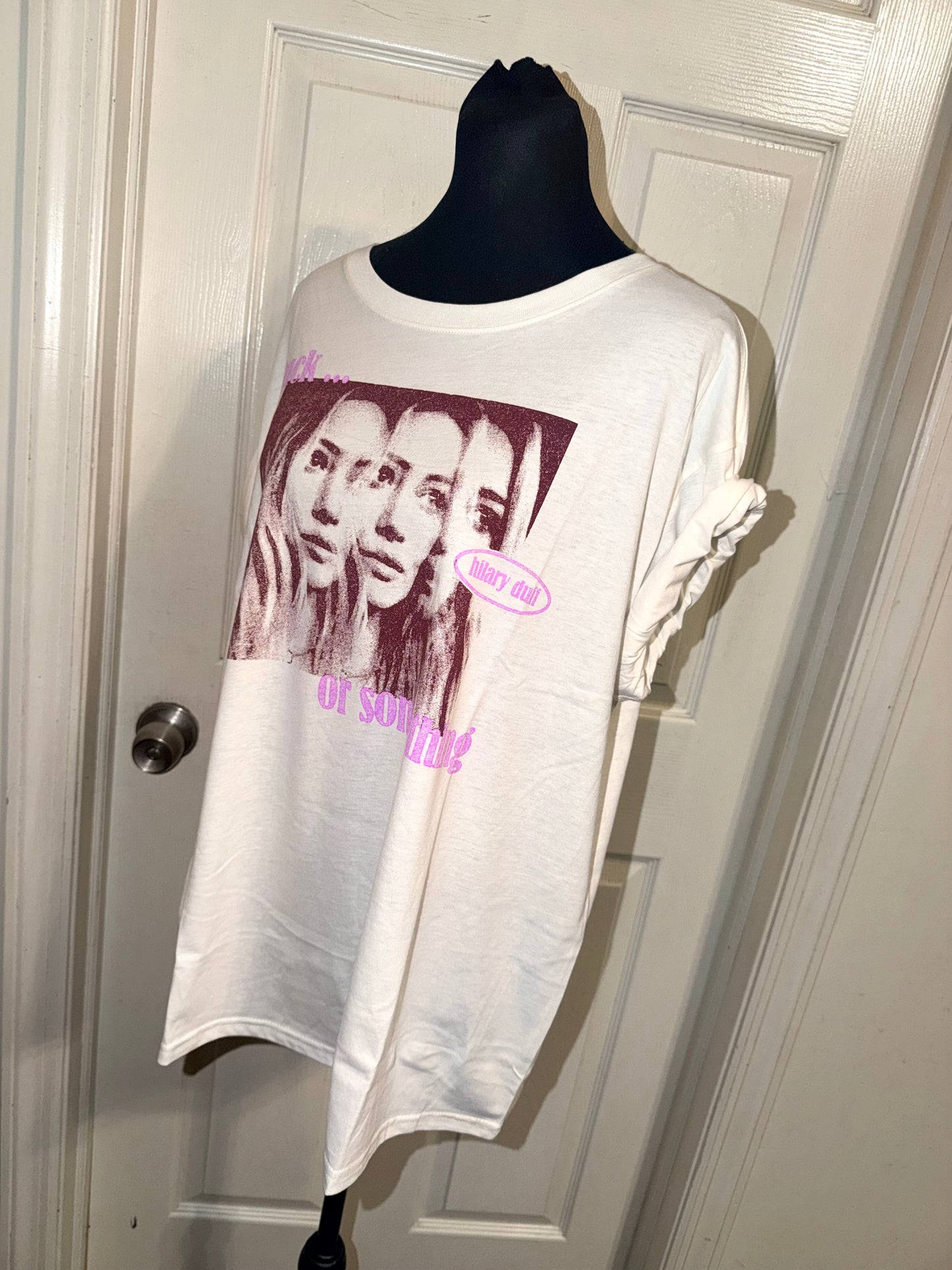 Hilary Duff Distressed Tee