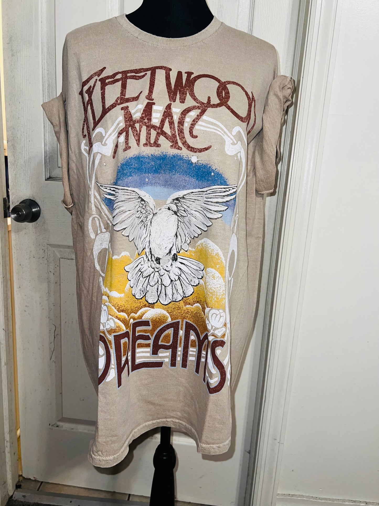 Fleetwood Mac Oversized Distressed Tee