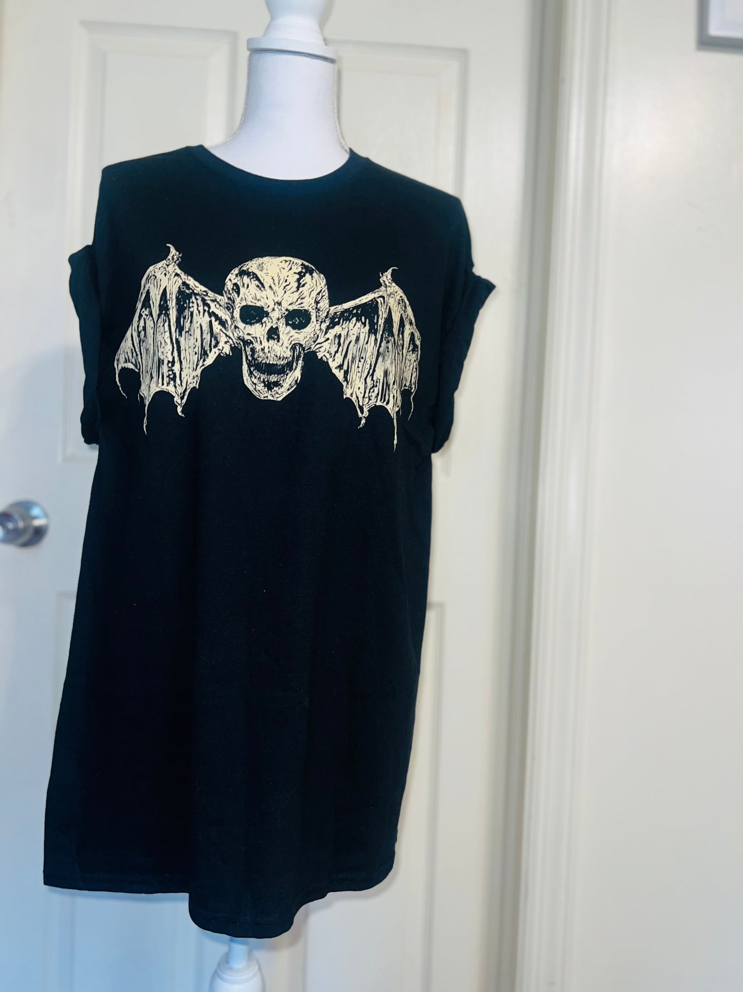 Avenged Sevenfold Double Sided Oversized Distressed Tee