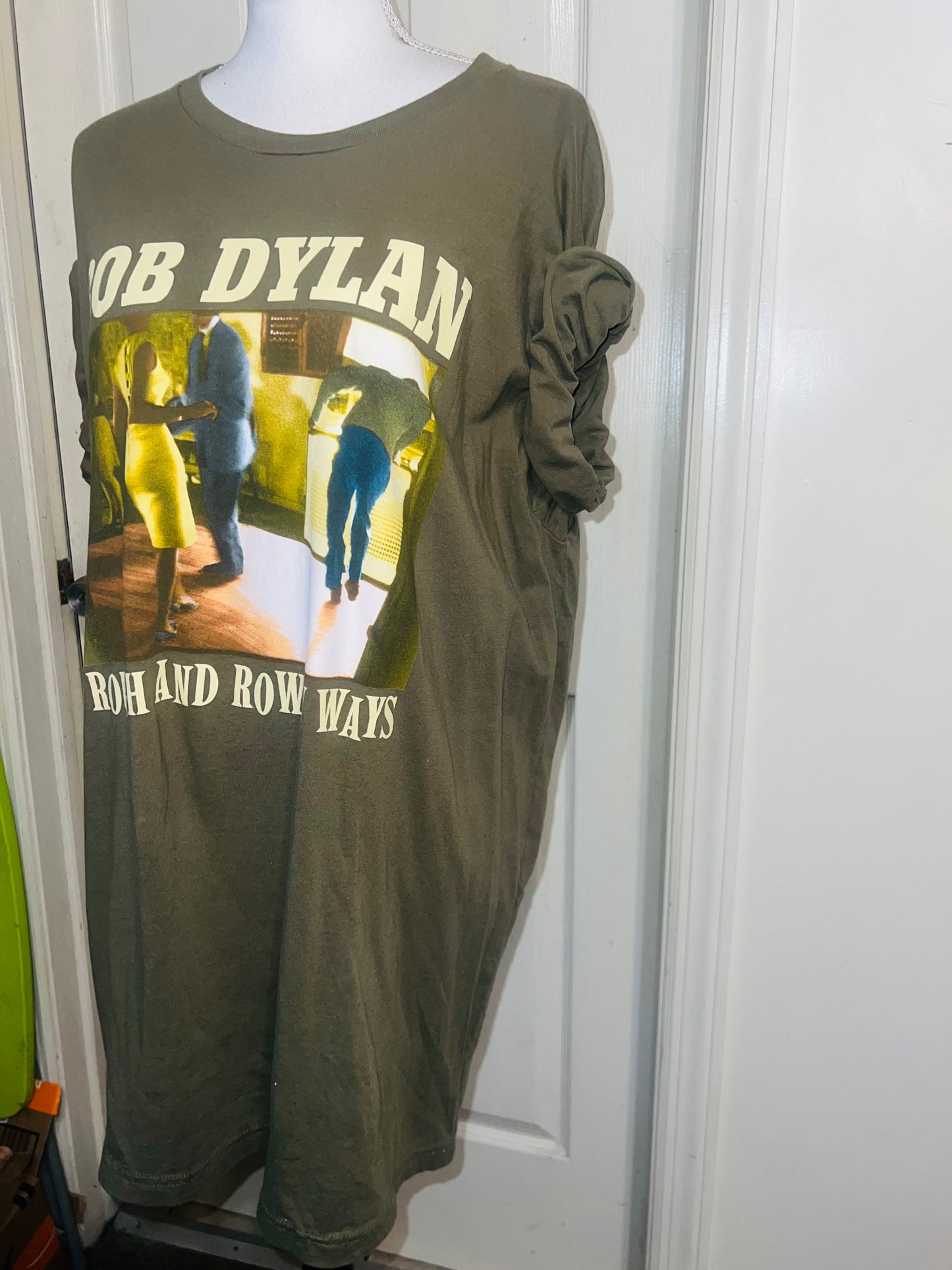 Bob Dylan Double Sided Vintage Oversized Distressed Tee