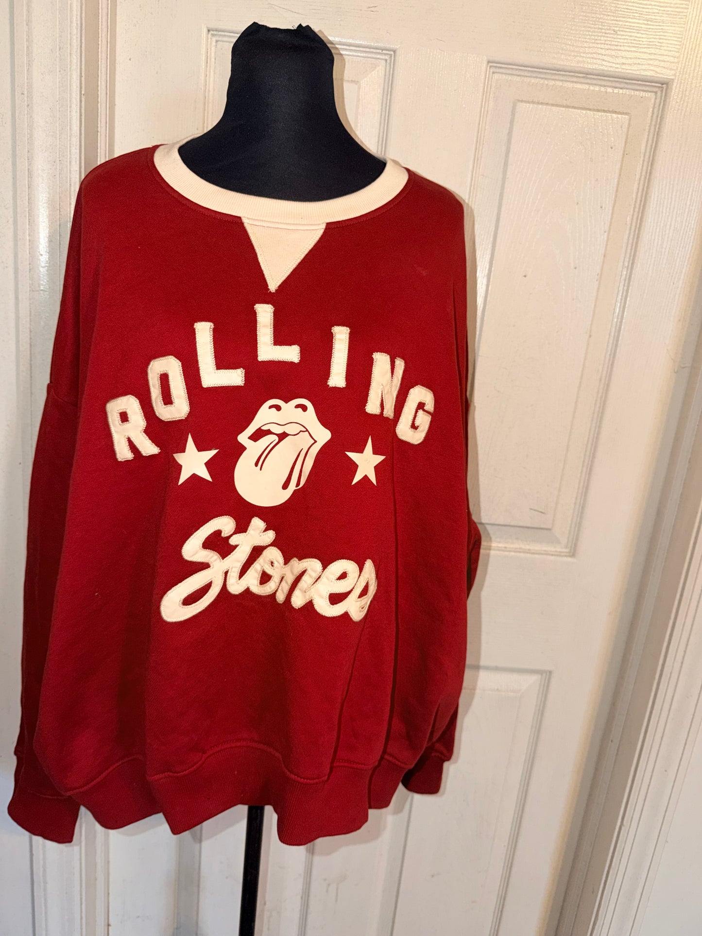 The Rolling Stones Oversized Distressed Tee