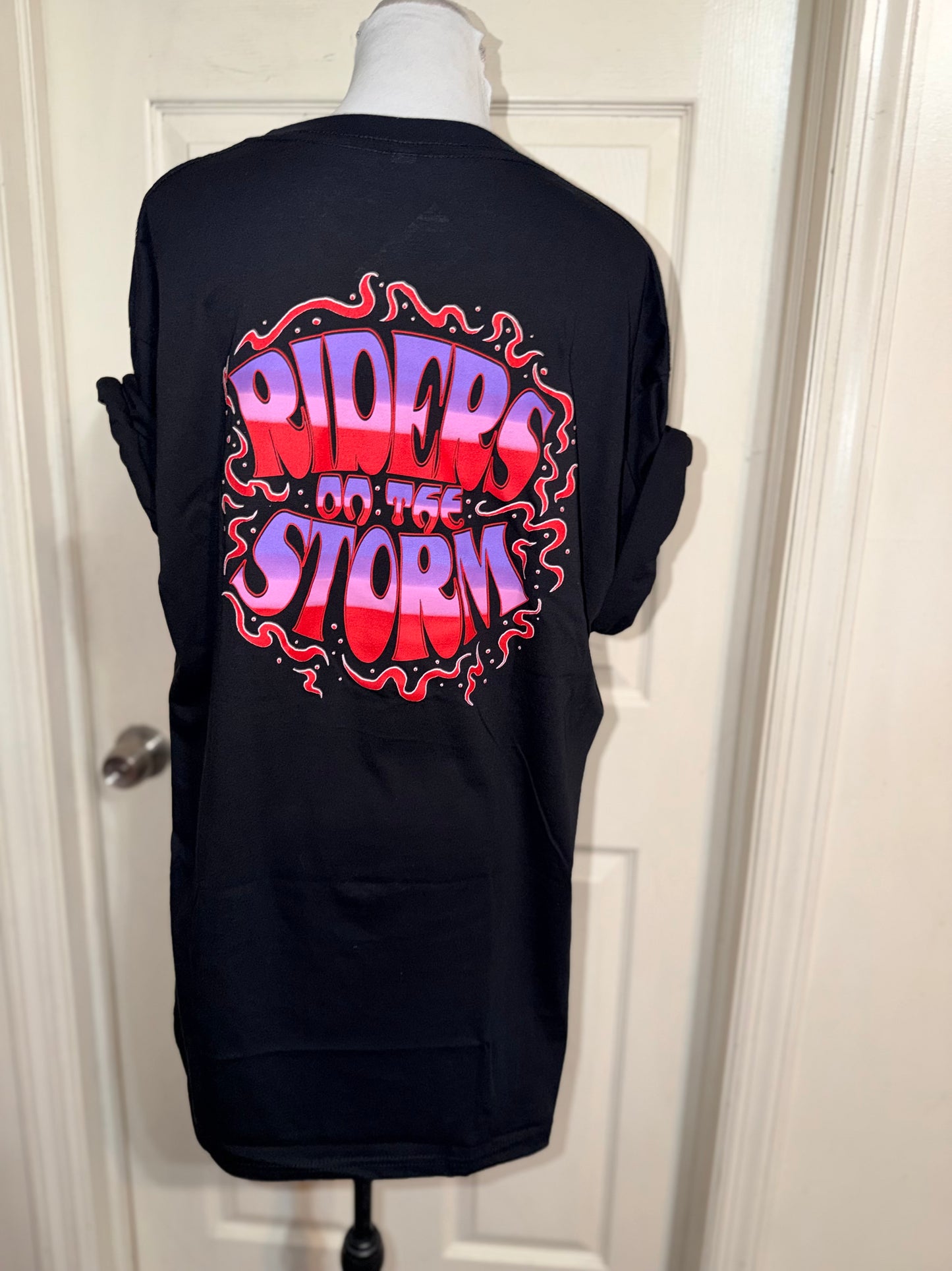 The Doors Double Sided Oversized Distressed Tee