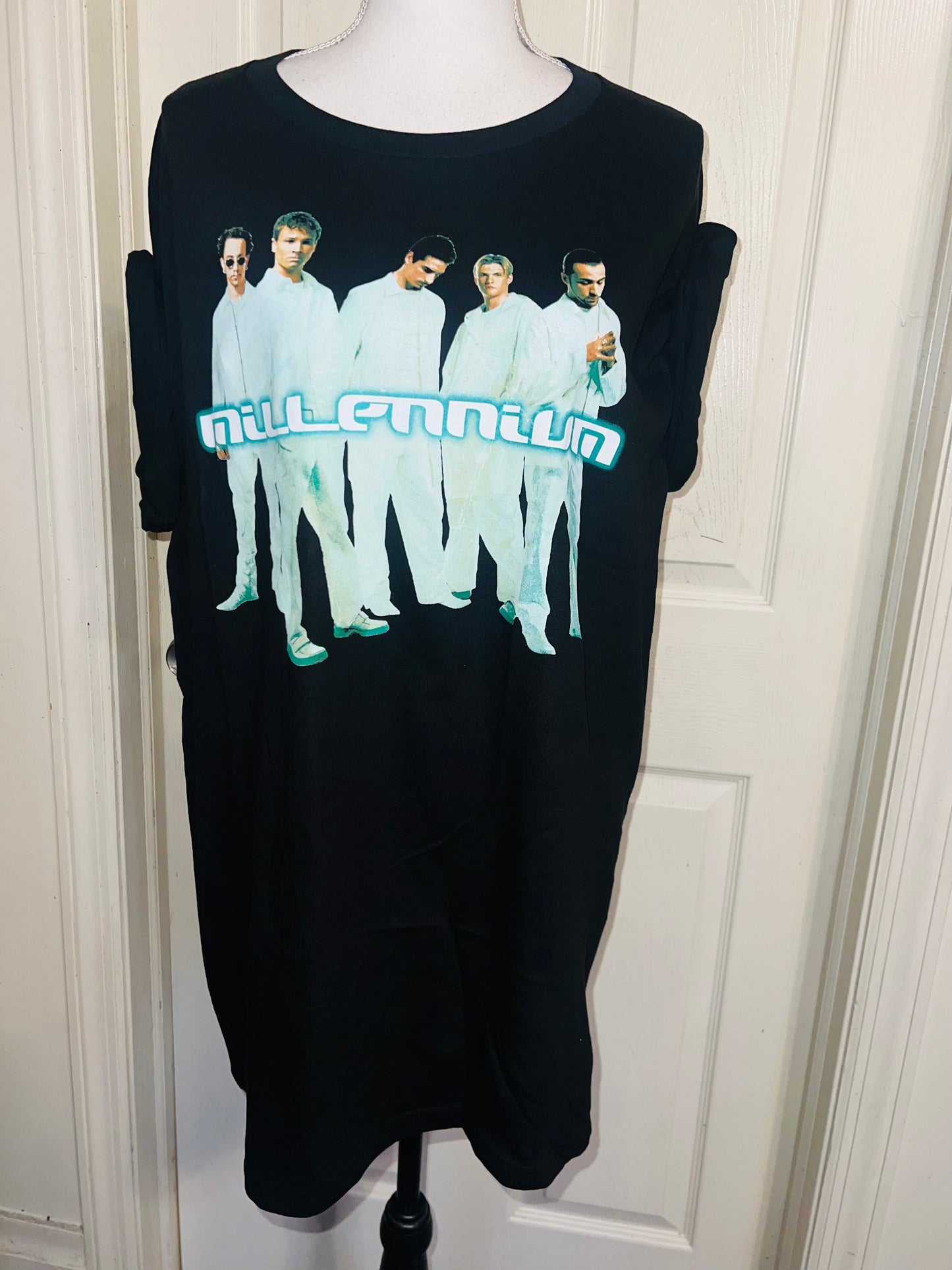 Backstreet Boys Oversized Distressed Tee