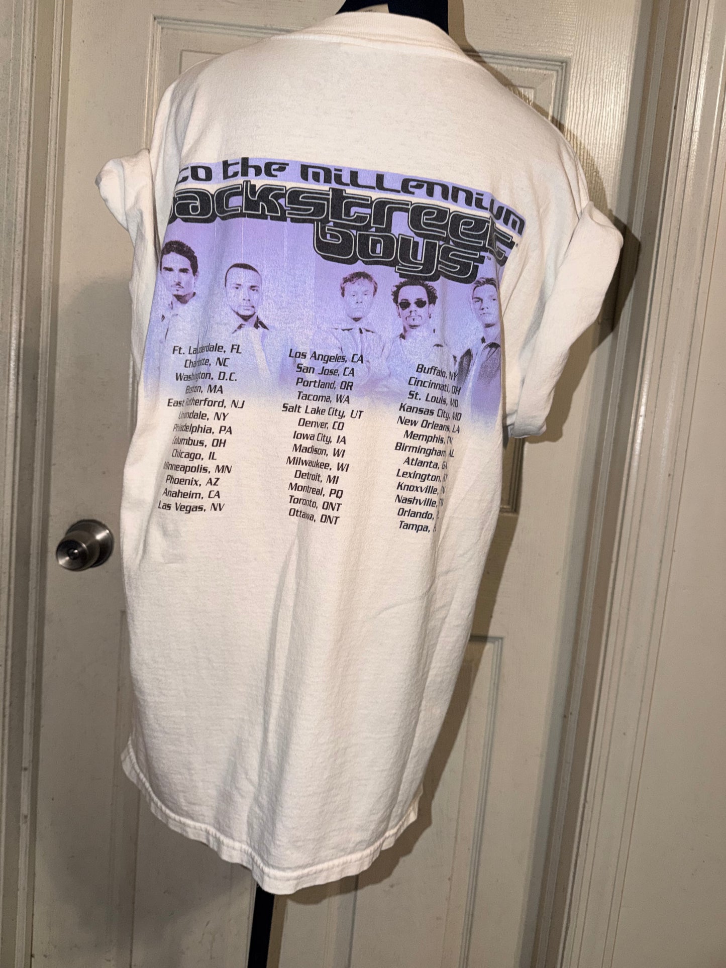 Backstreet Boys Vintage Double Sided Distressed Tee