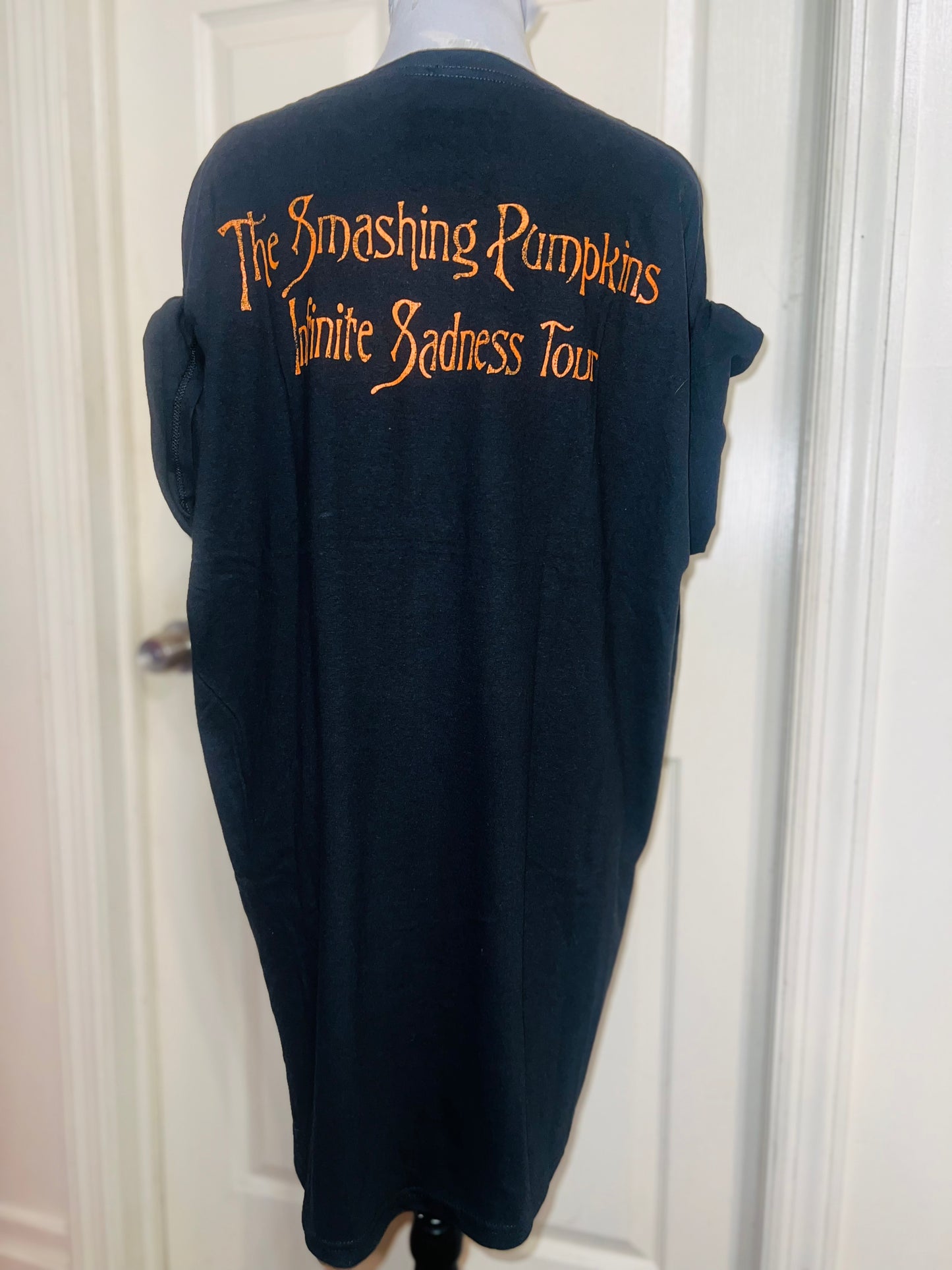 The Smashing Pumpkins Tour Double Sided Oversized Distressed Tee