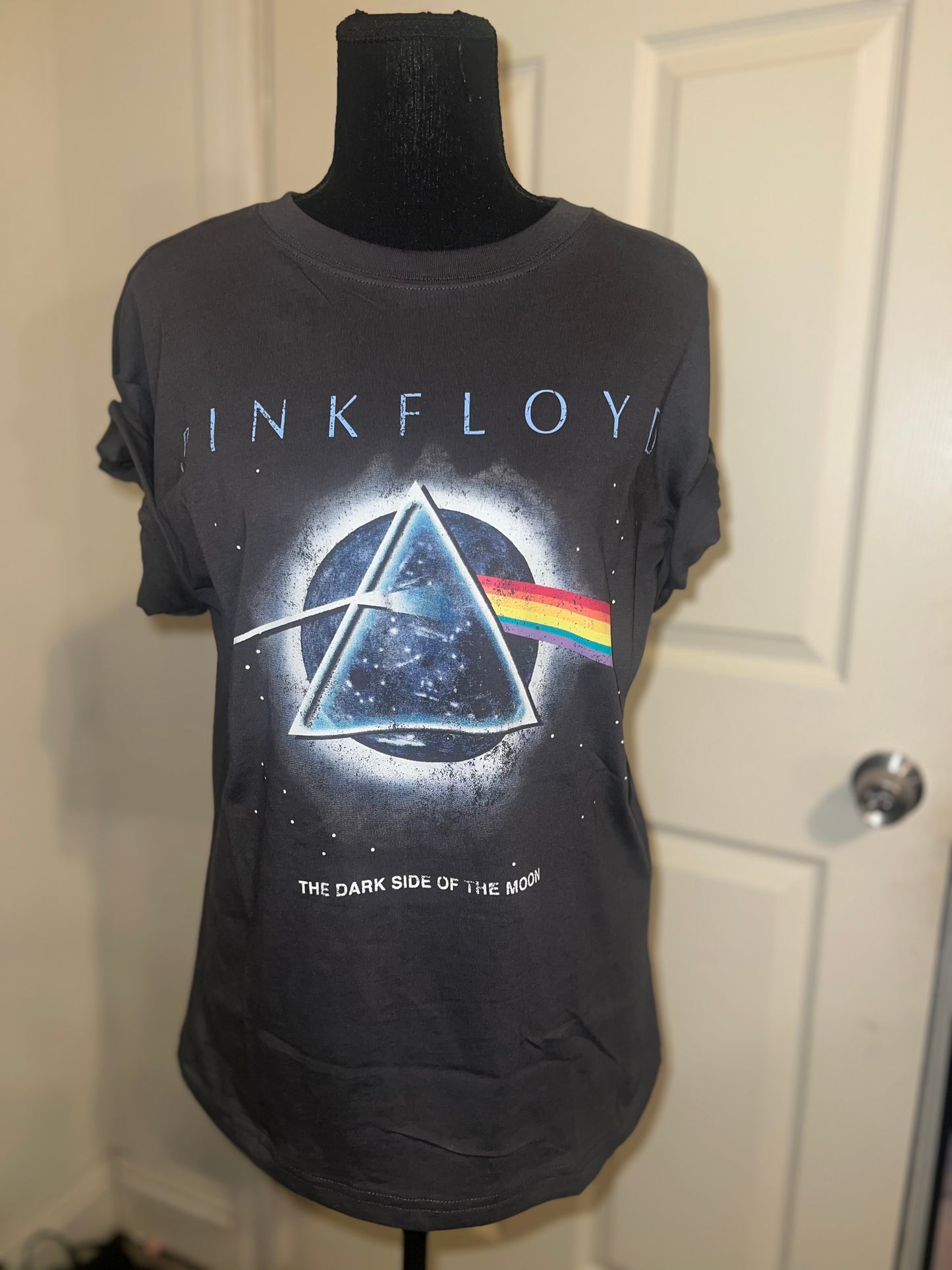 Pink Floyd 73 Tour Double Sided Oversized Distressed Tee