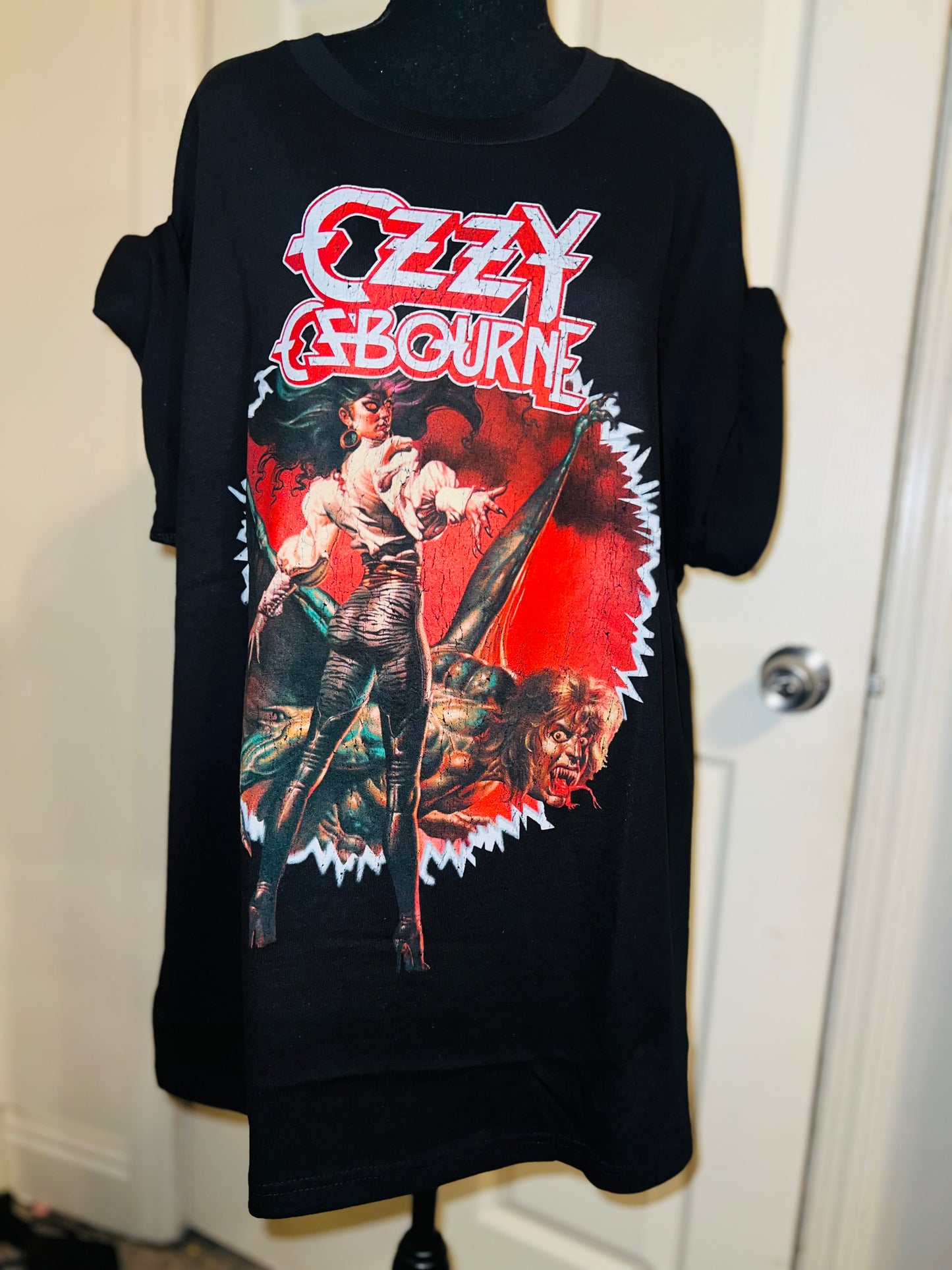 Ozzy Osbourne Oversized Distressed Tee