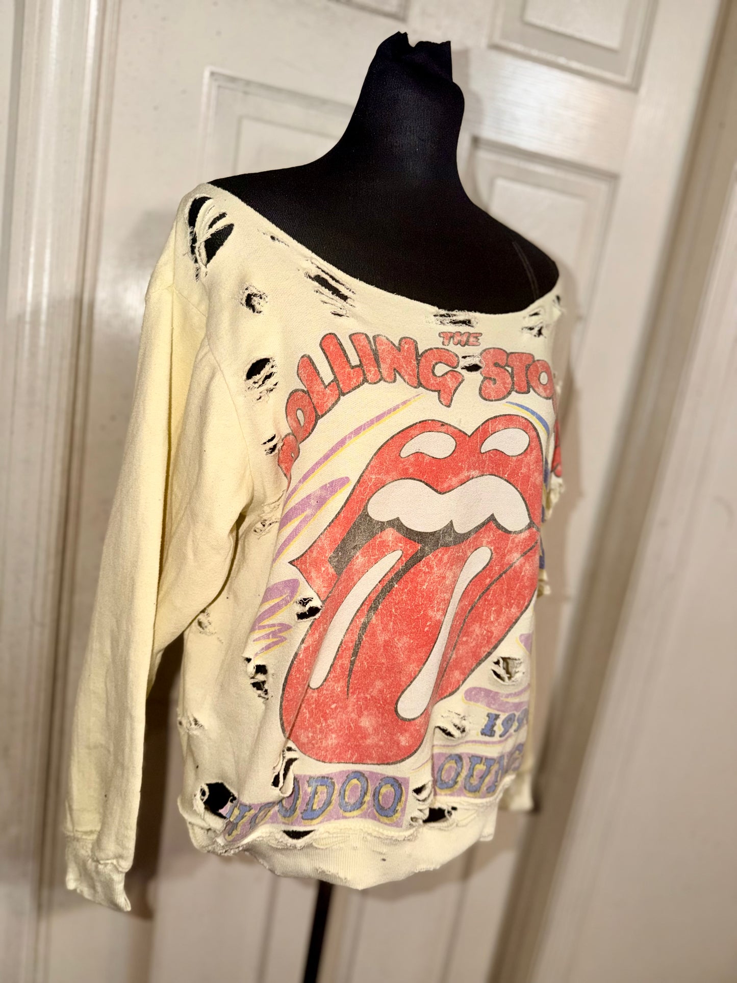 The Rolling Stones Distressed Sweatshirt