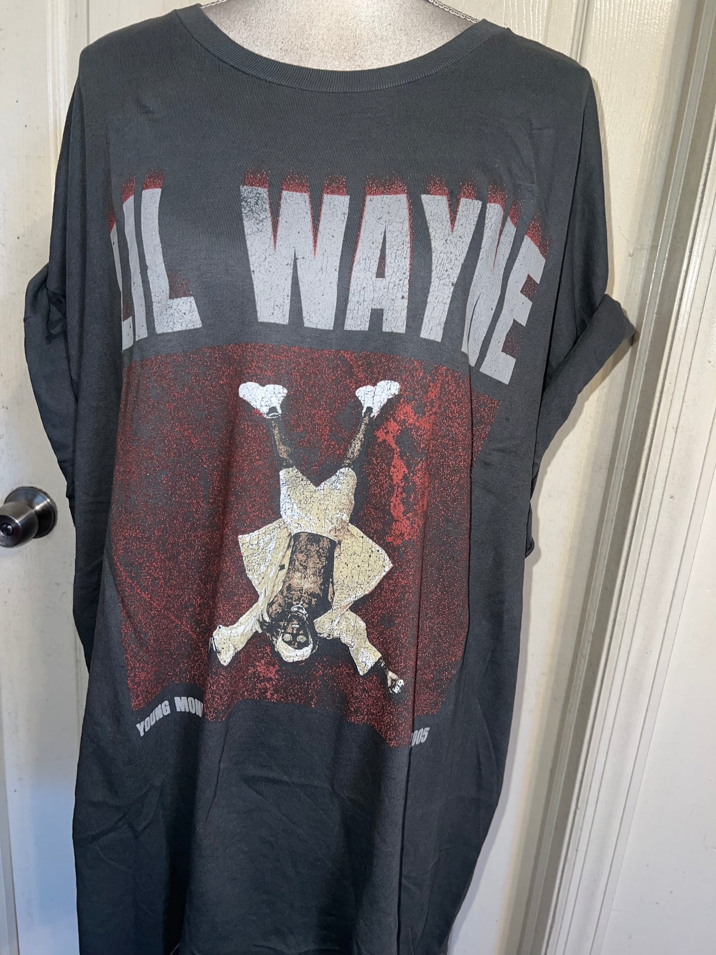 Lil Wayne Oversized Distressed Tee