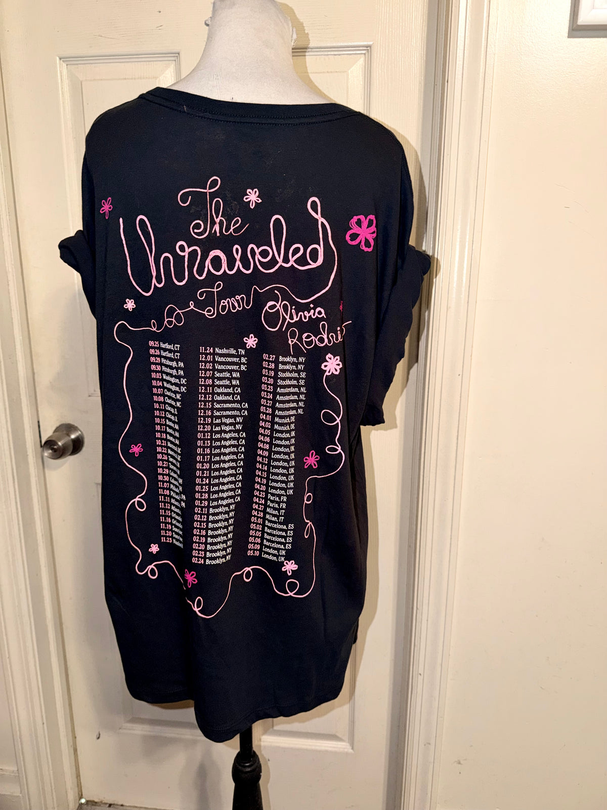Olivia Rodrigo Double Sided Oversized Tee