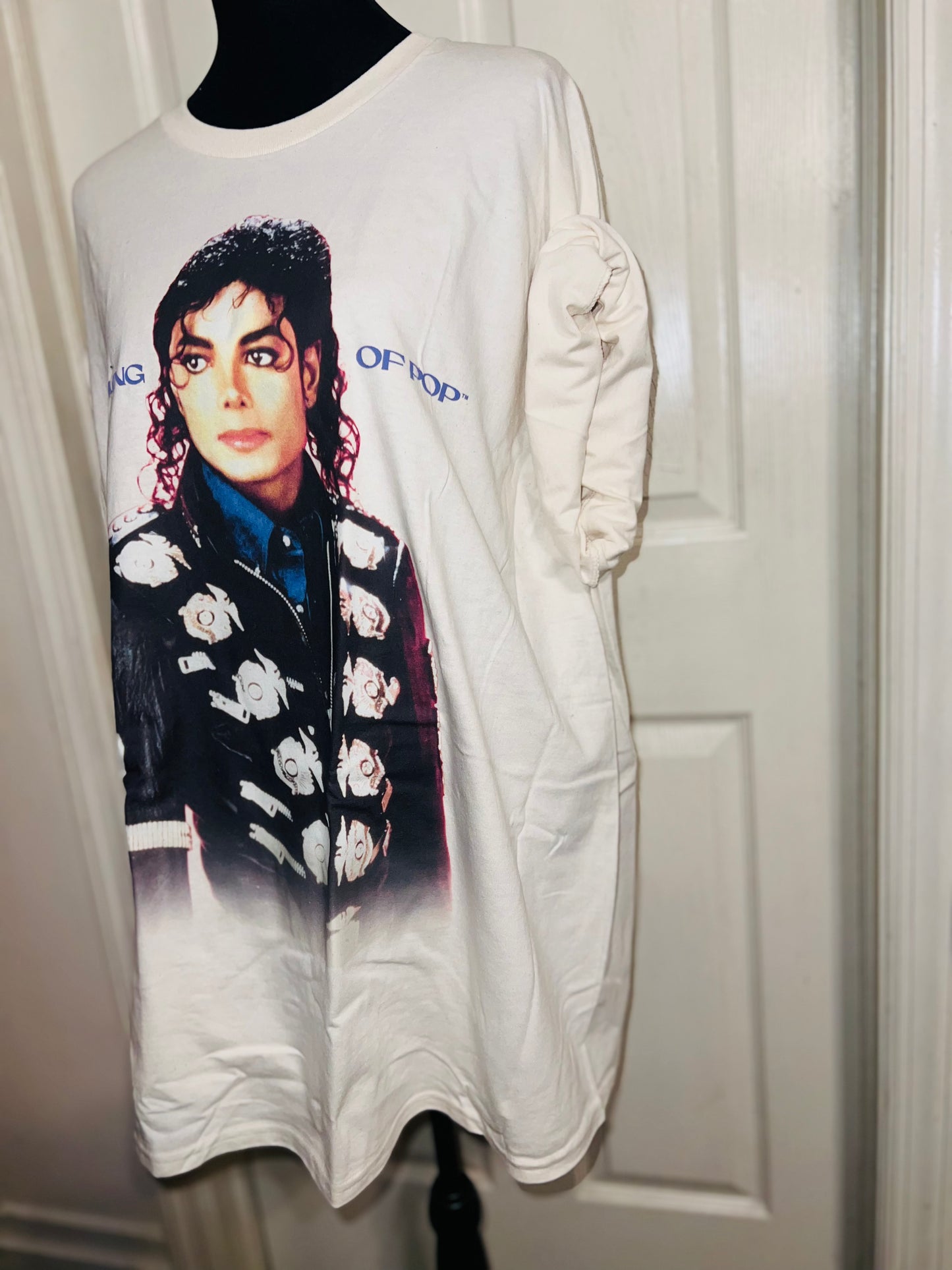 Michael Jackson Oversized Distressed Tee