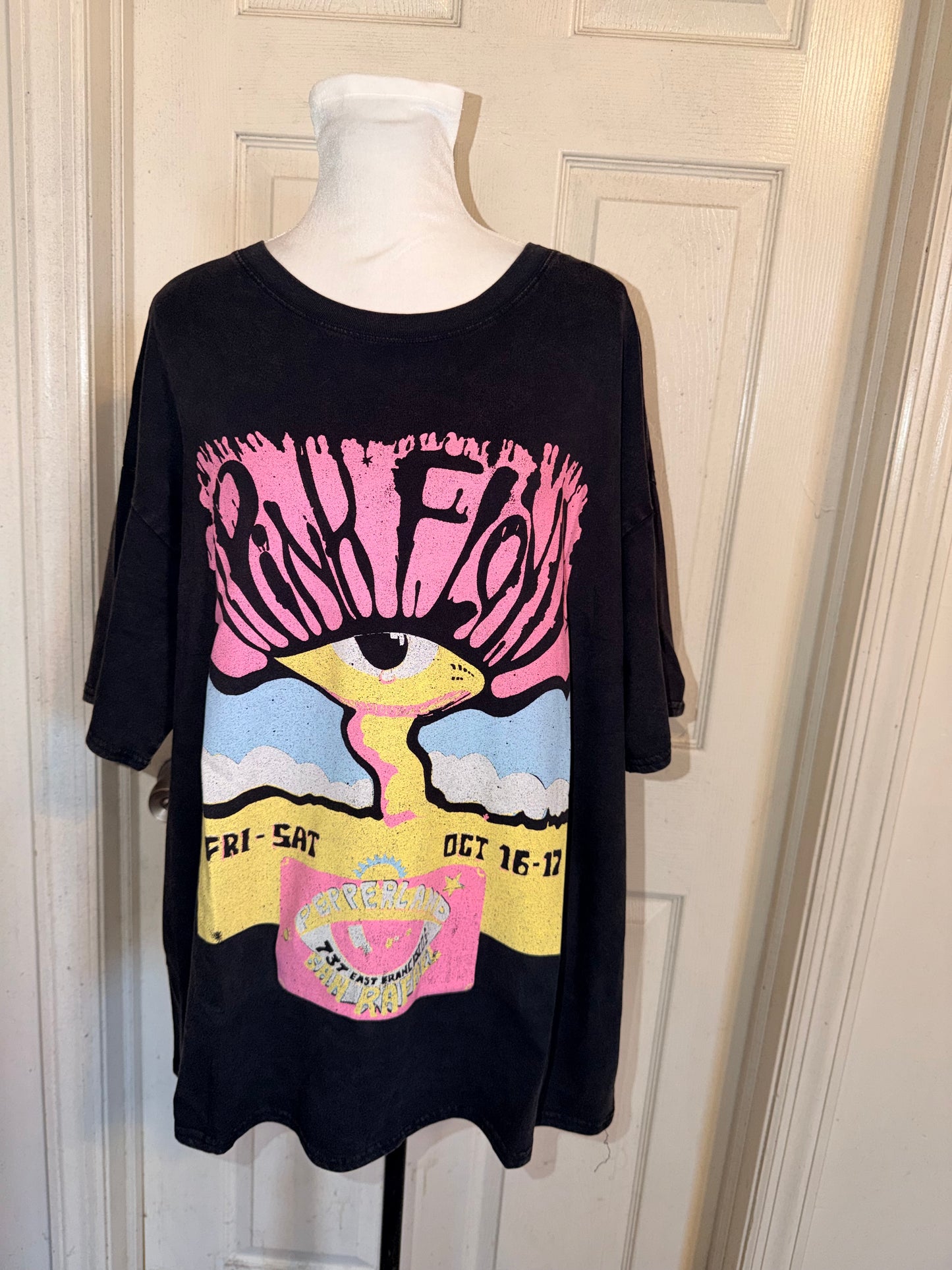 Pink Floyd Oversized Distressed Tee