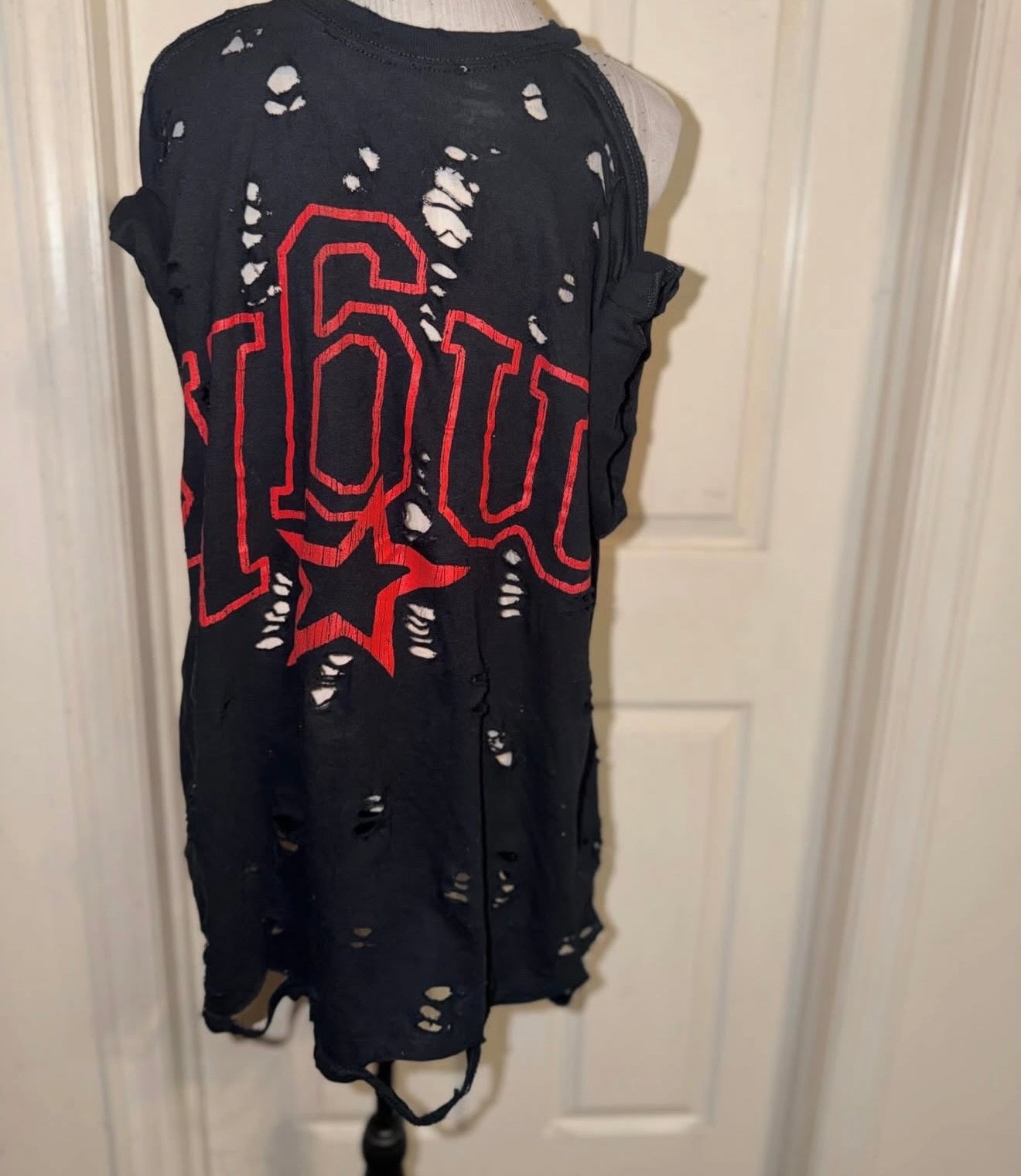 Machine Gun Kelly Double Sided Oversized Distressed Tee (as is)