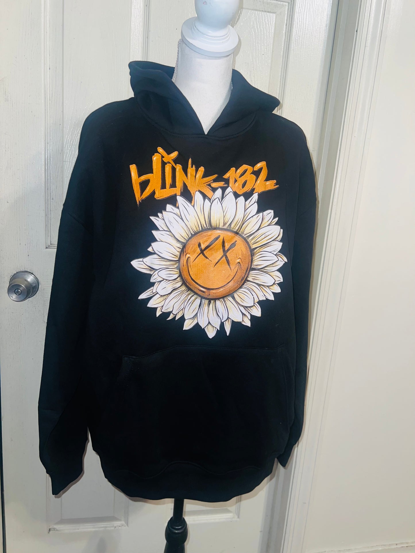 Blink 182 Oversized Distressed Sweatshirt