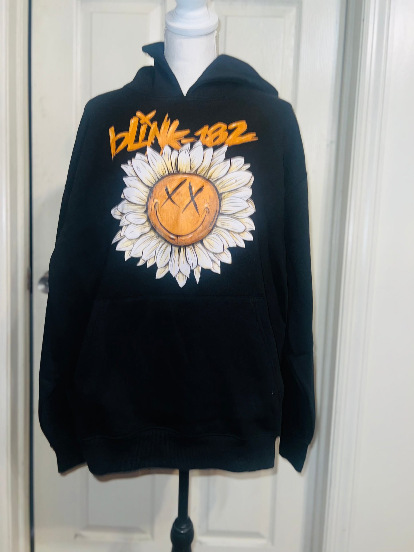 Blink 182 Oversized Distressed Sweatshirt