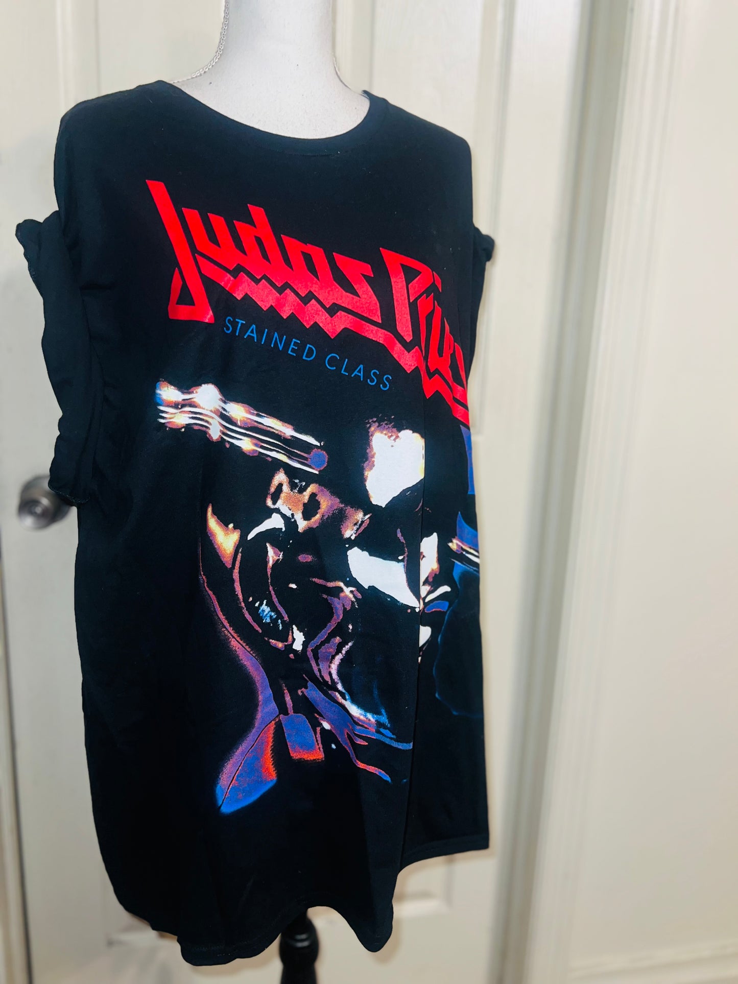 Judas Priest Oversized Distressed Tee