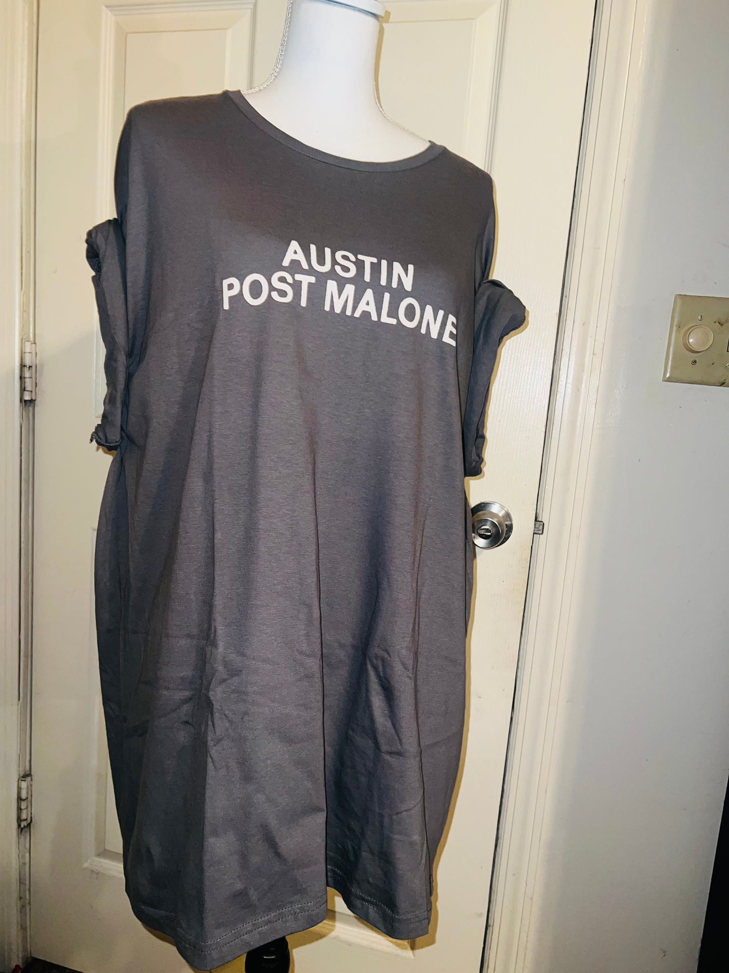 Post Malone Double Sided Oversized Distressed Tee