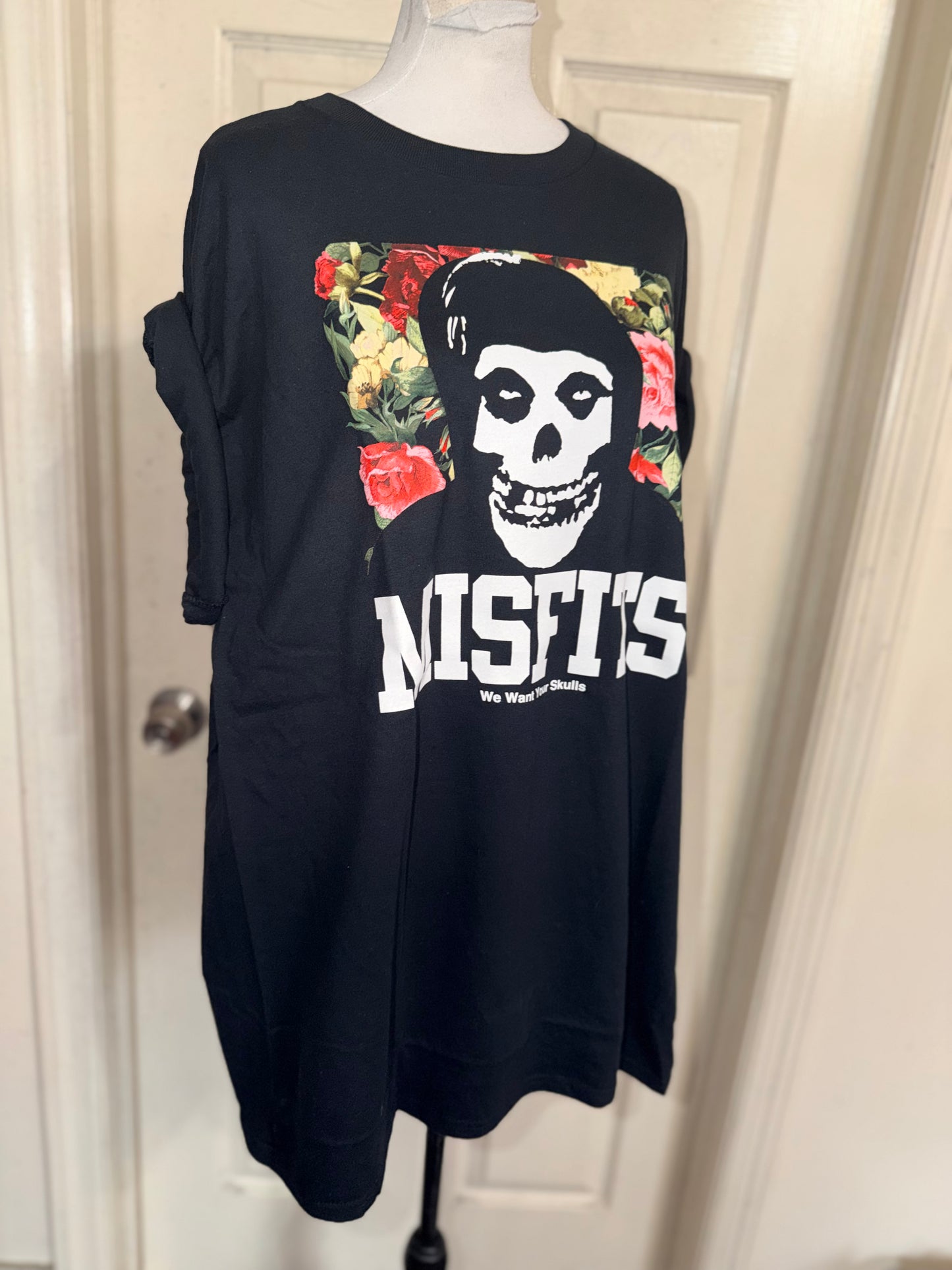 The Misfits Oversized Distressed Tee
