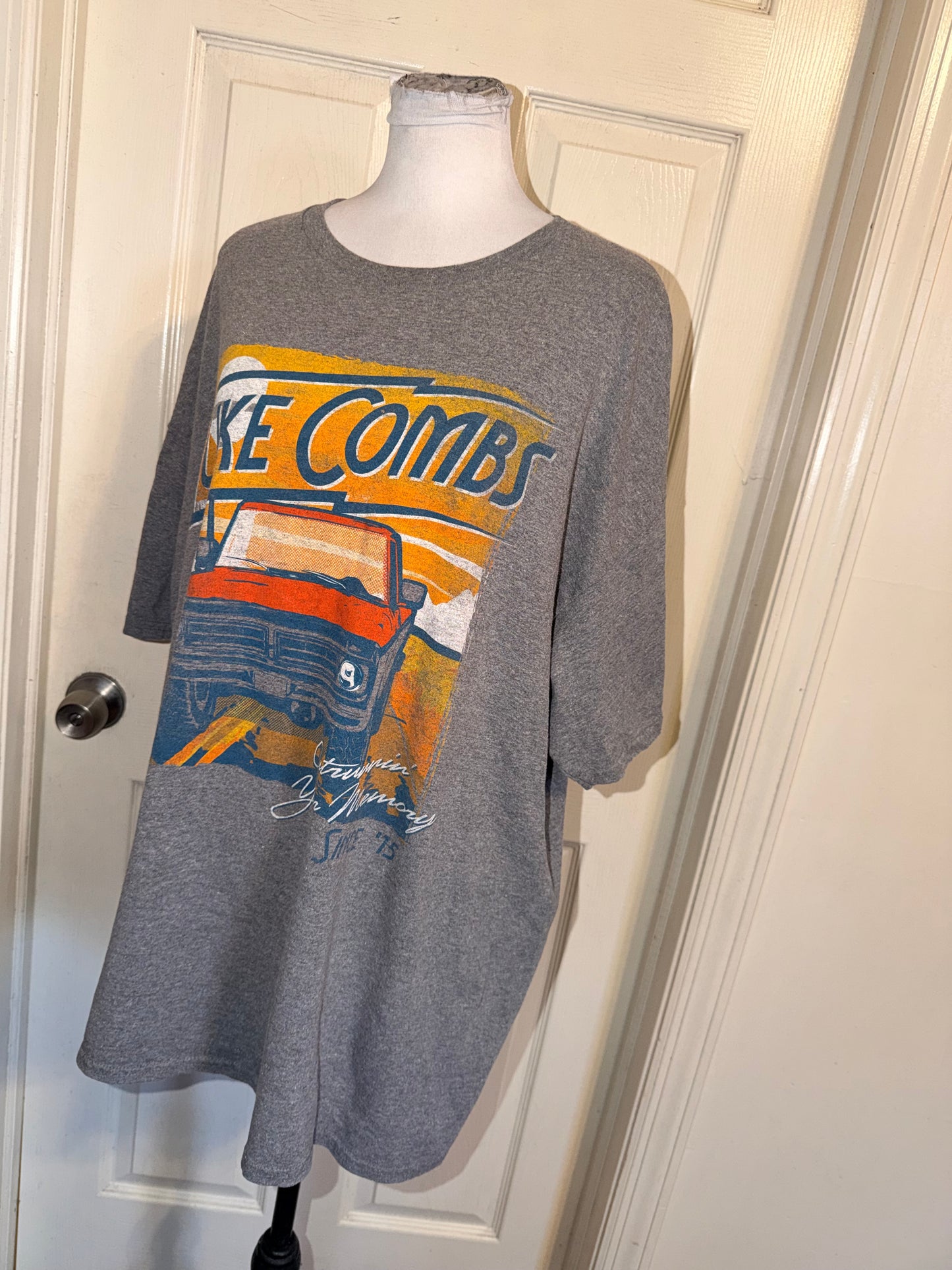 Luke Combs Oversized Distressed Tee