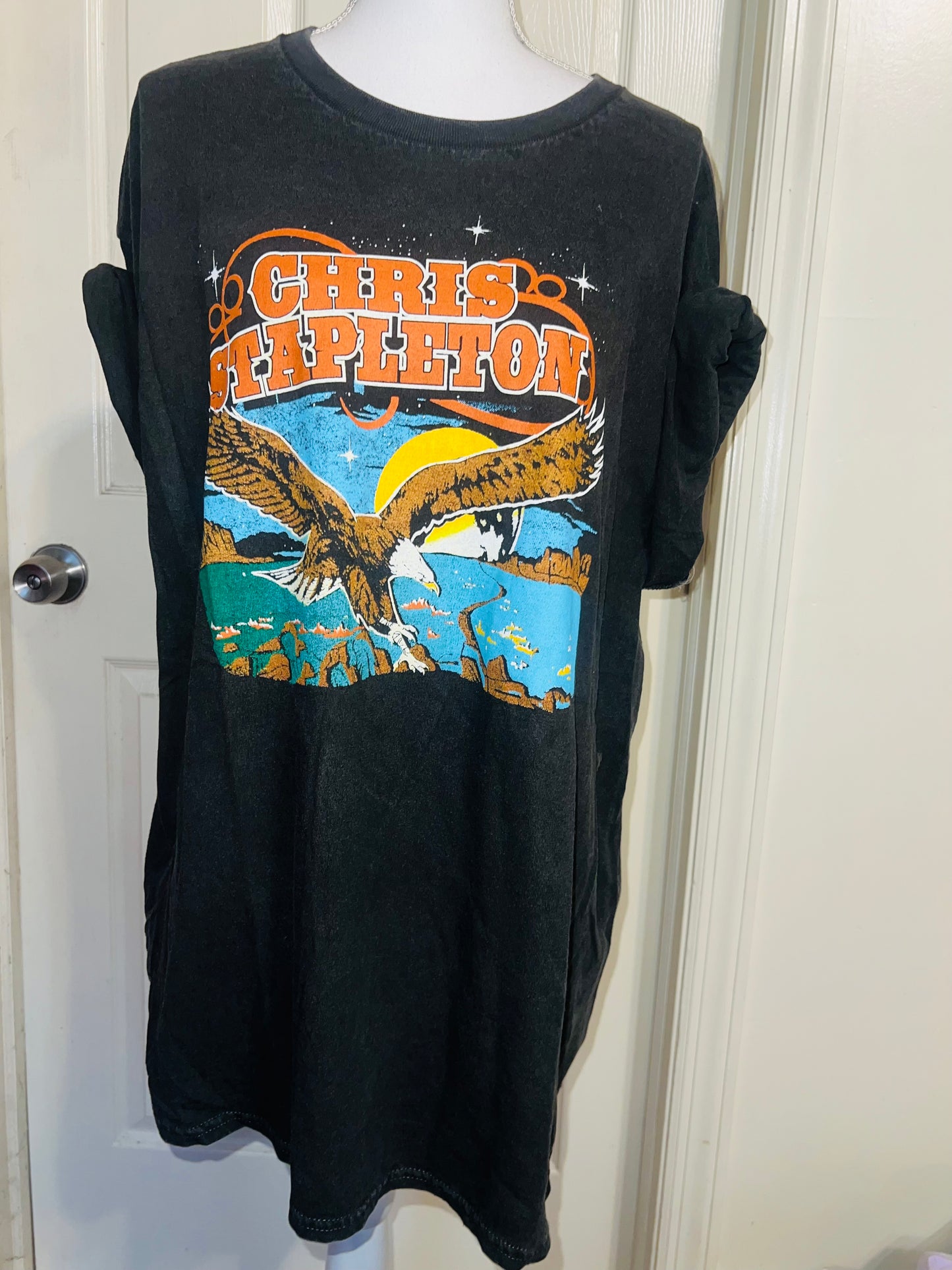 Chris Stapleton Oversized Distressed Tee