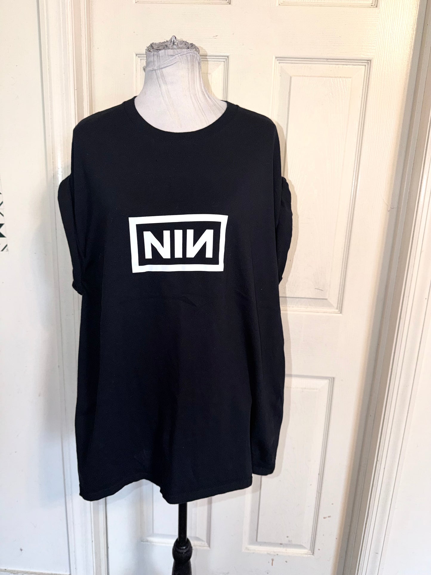 Nine Inch Nails Double Sided Oversized Distressed Tee