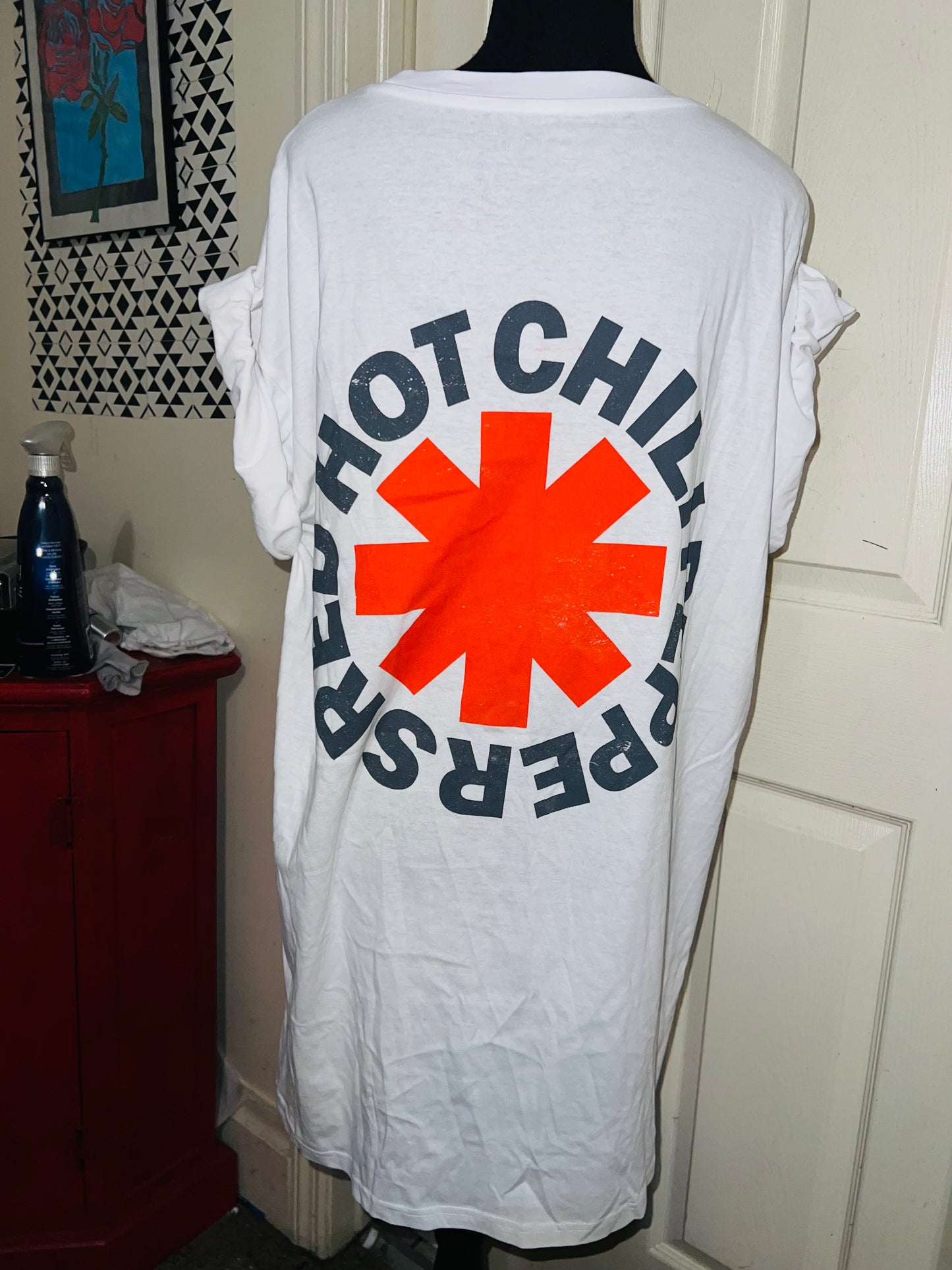 Red Hot Chili Peppers Double Sided Oversized Tee