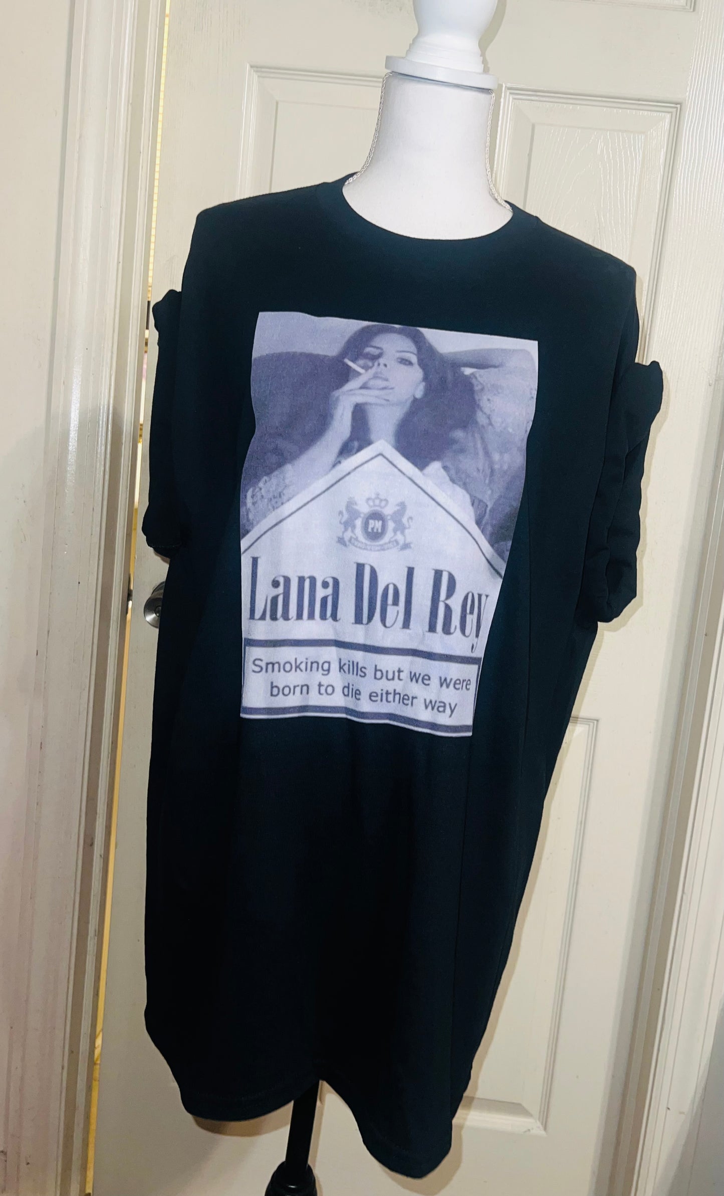 Lana Del Rey Born to Die Oversized Distressed Tee