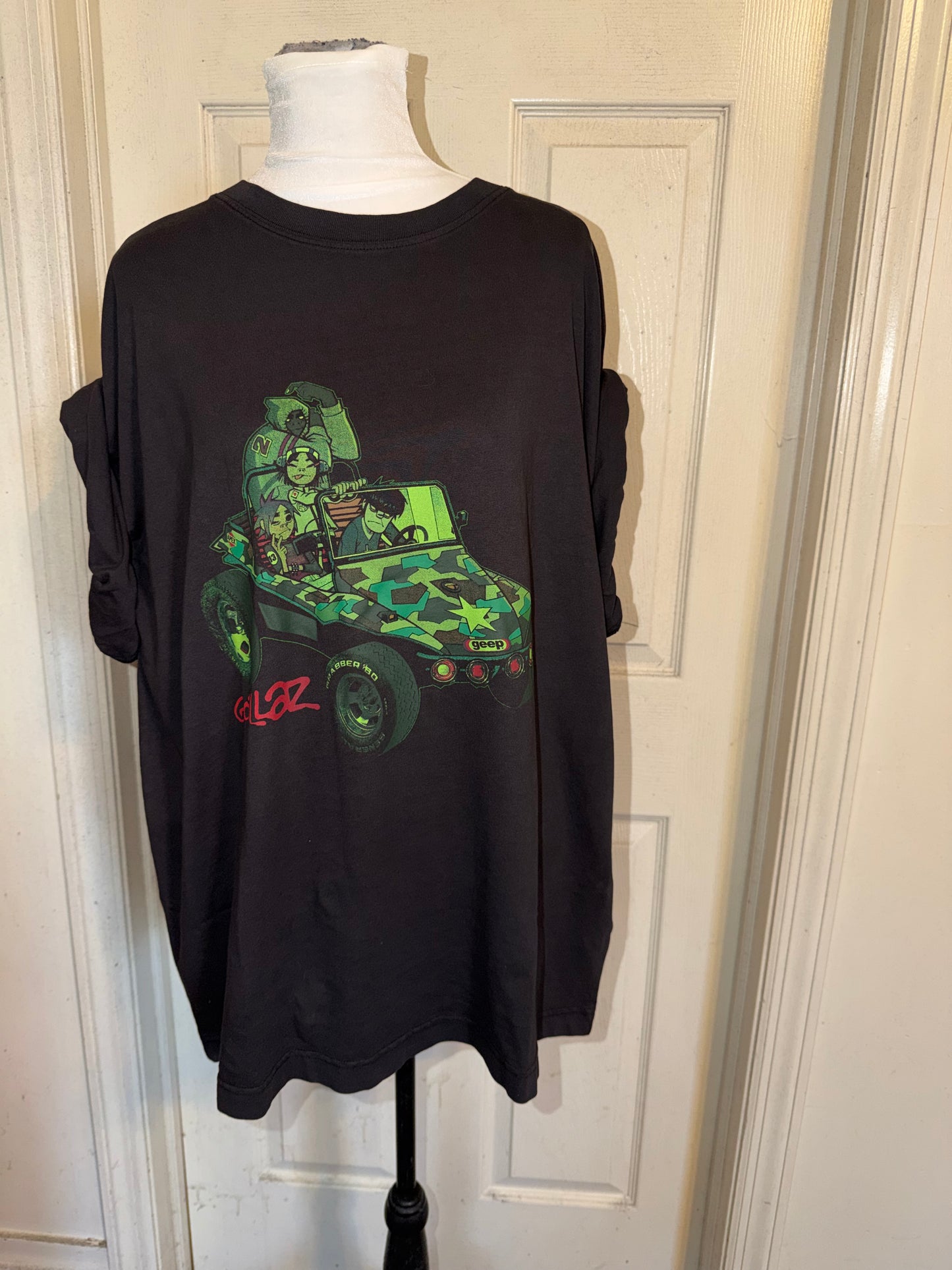 Gorillaz Oversized Distressed Tee