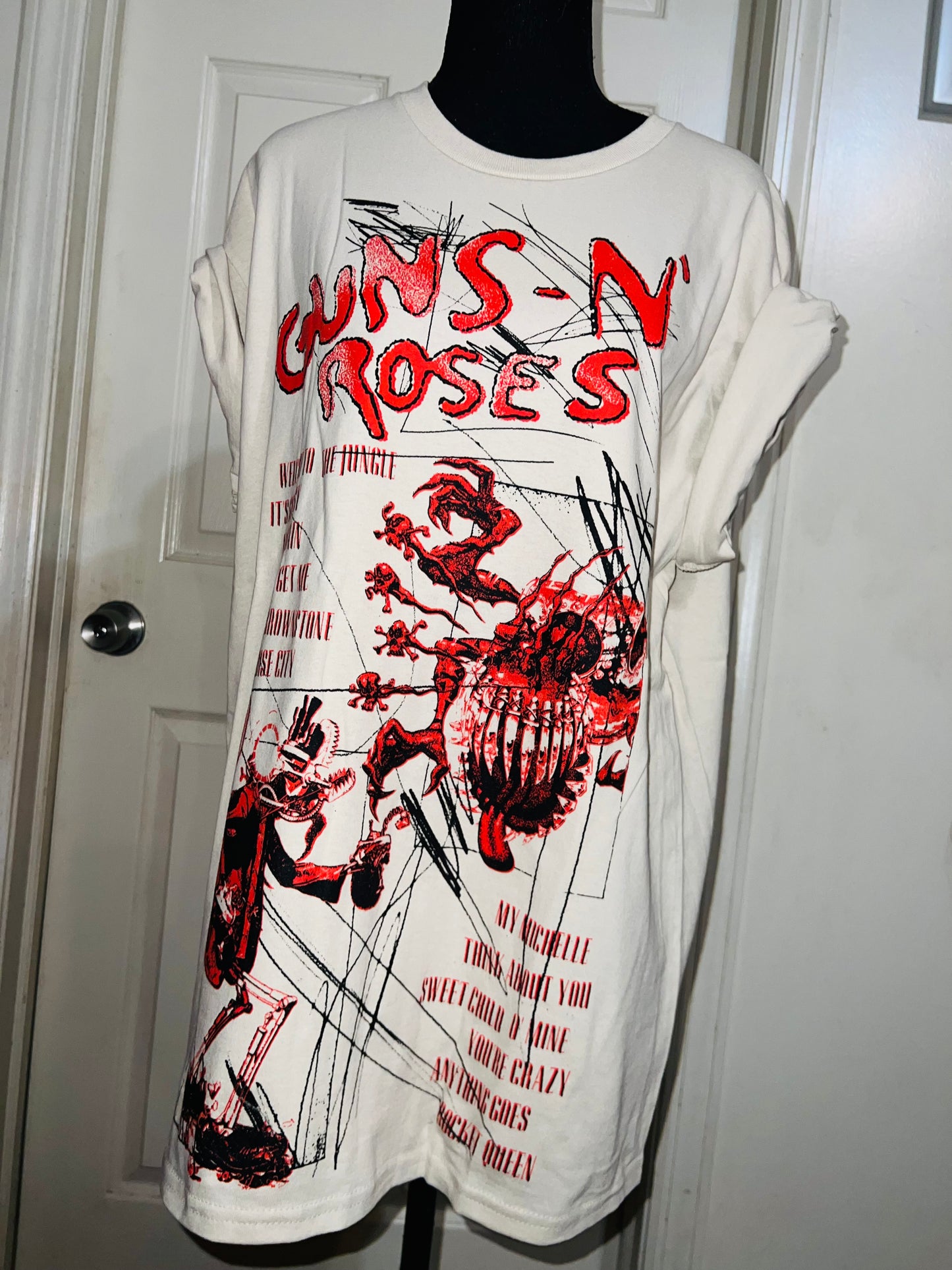 Guns n’ Roses Oversized Distressed Tee