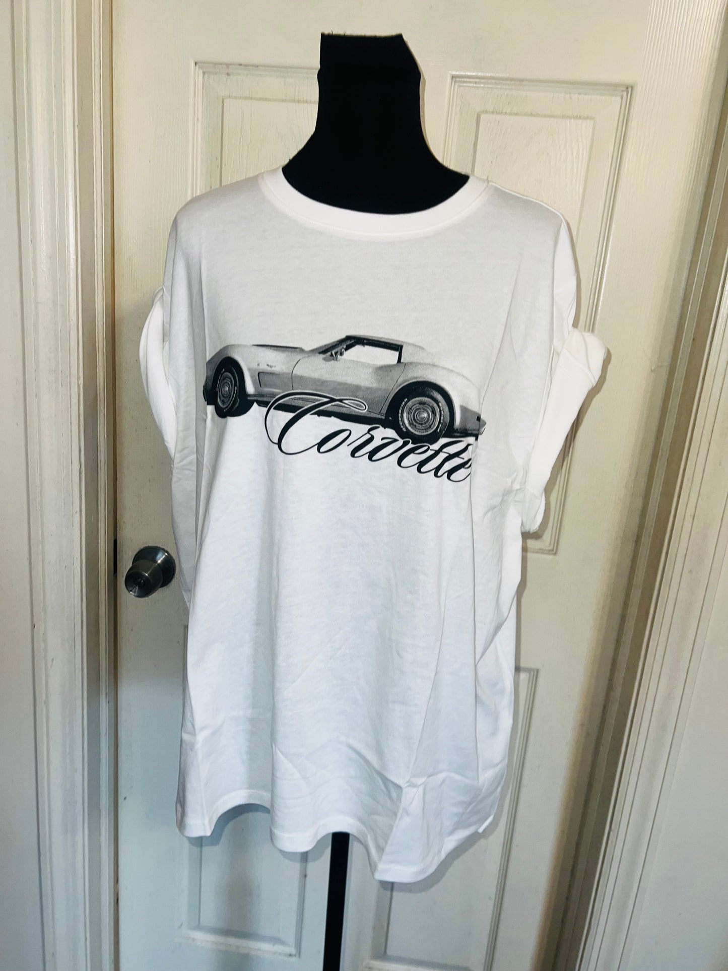 Corvette Oversized Distressed Tee