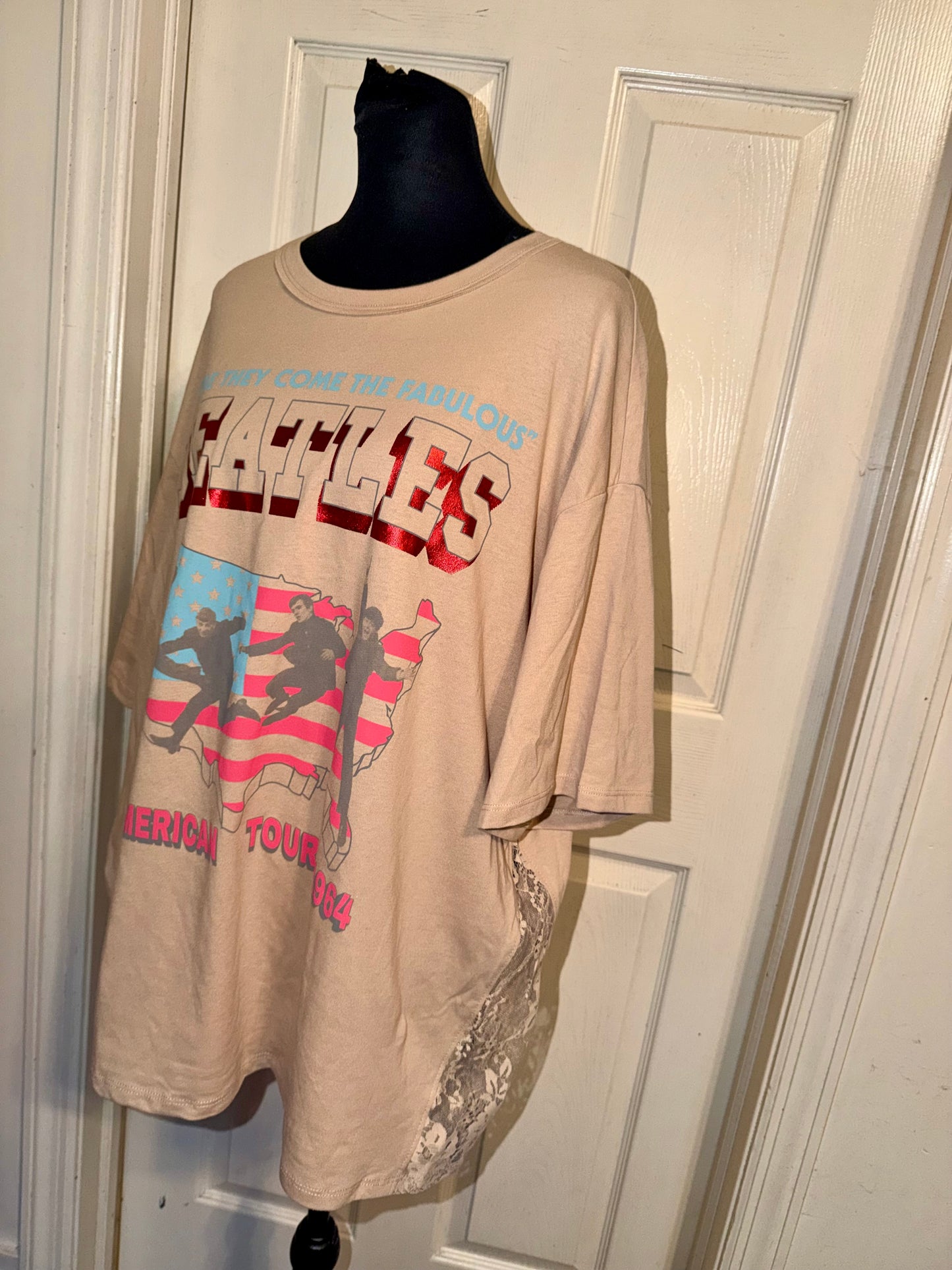 The Beatles Lace Oversized Tee