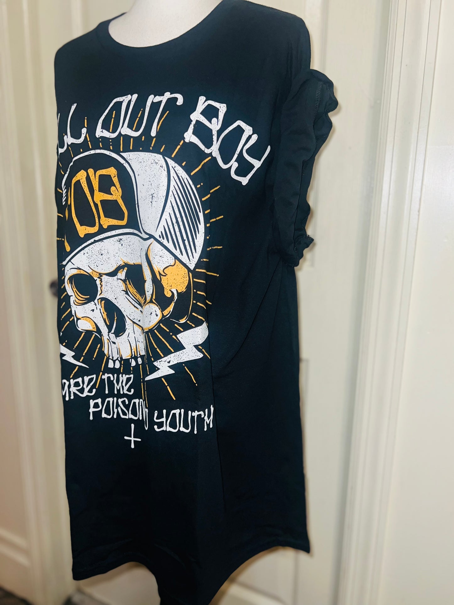 Fall Out Boy Oversized Distressed Tee