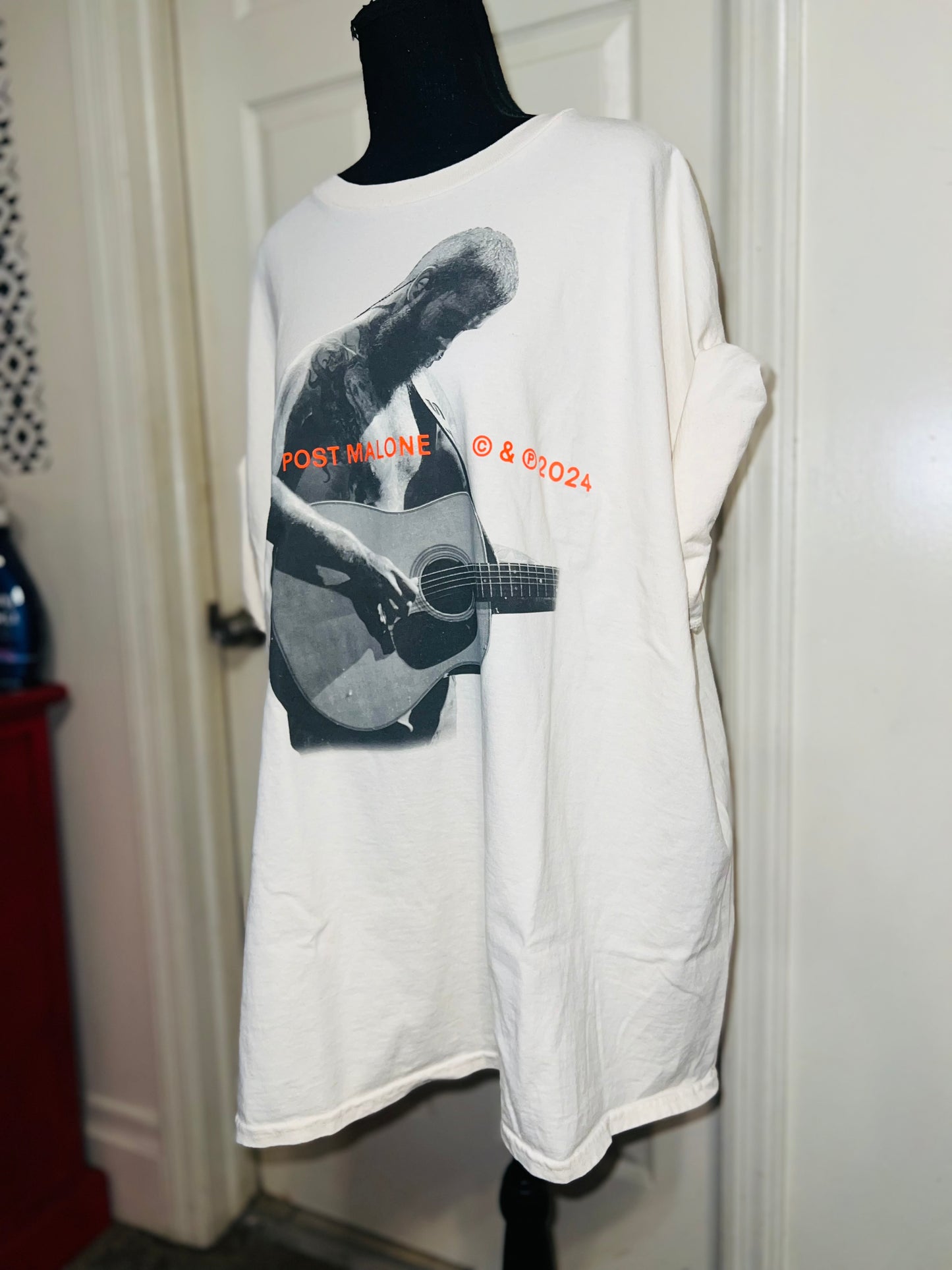 Post Malone Oversized Distressed Tee