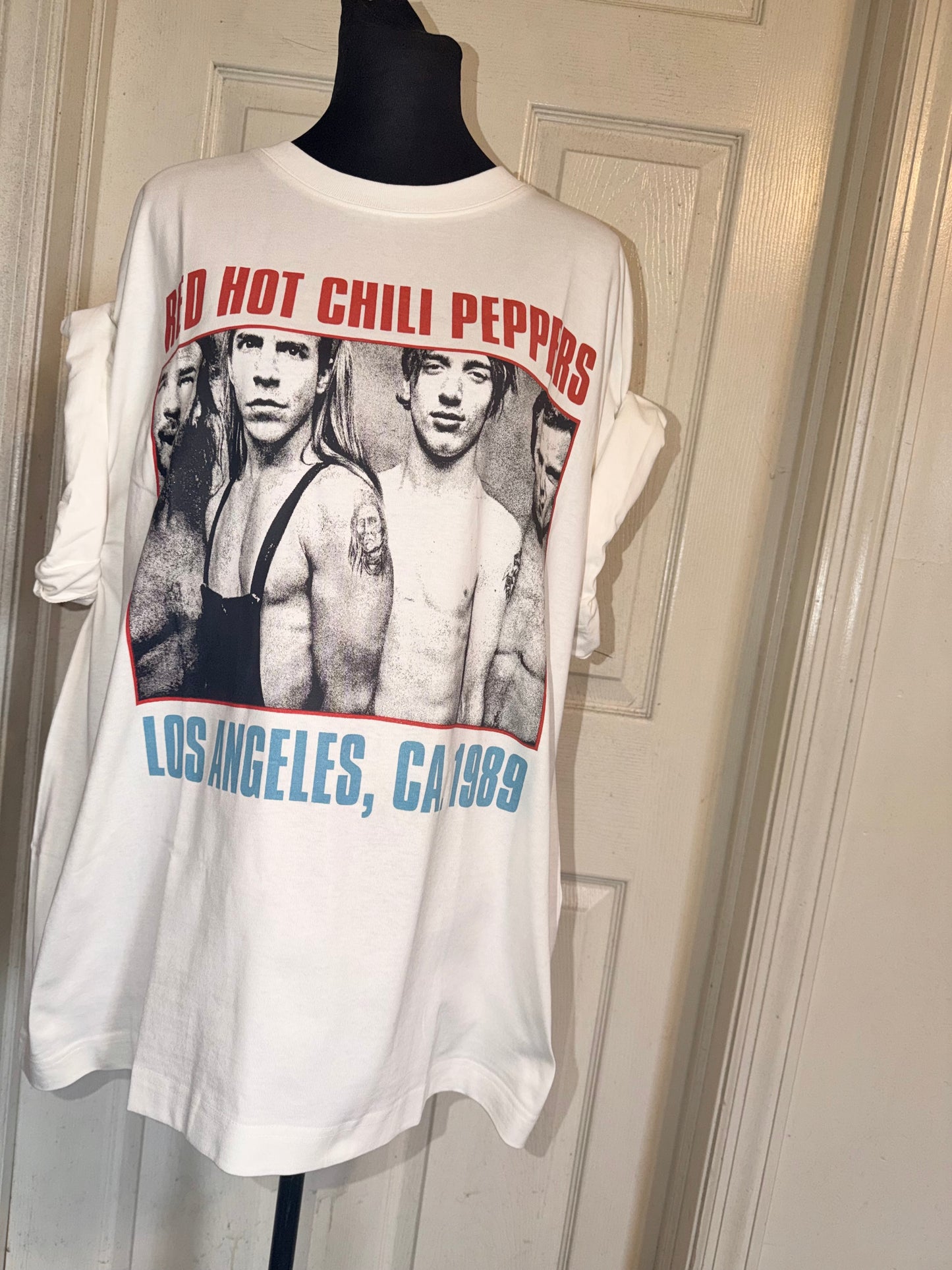 Red Hot Chili Peppers Oversized Distressed Tee