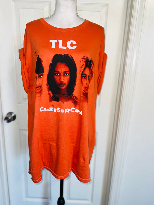 TLC Oversized Distressed Tee