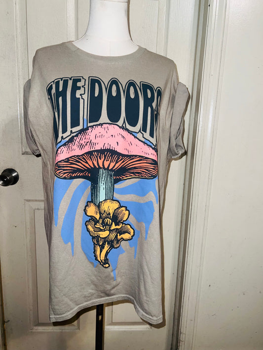 The Doors Double Sided Oversized Distressed Tee