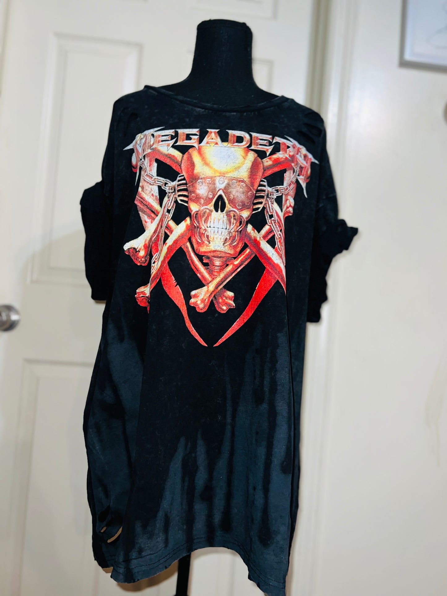 Megadeath Oversized Distressed Tee