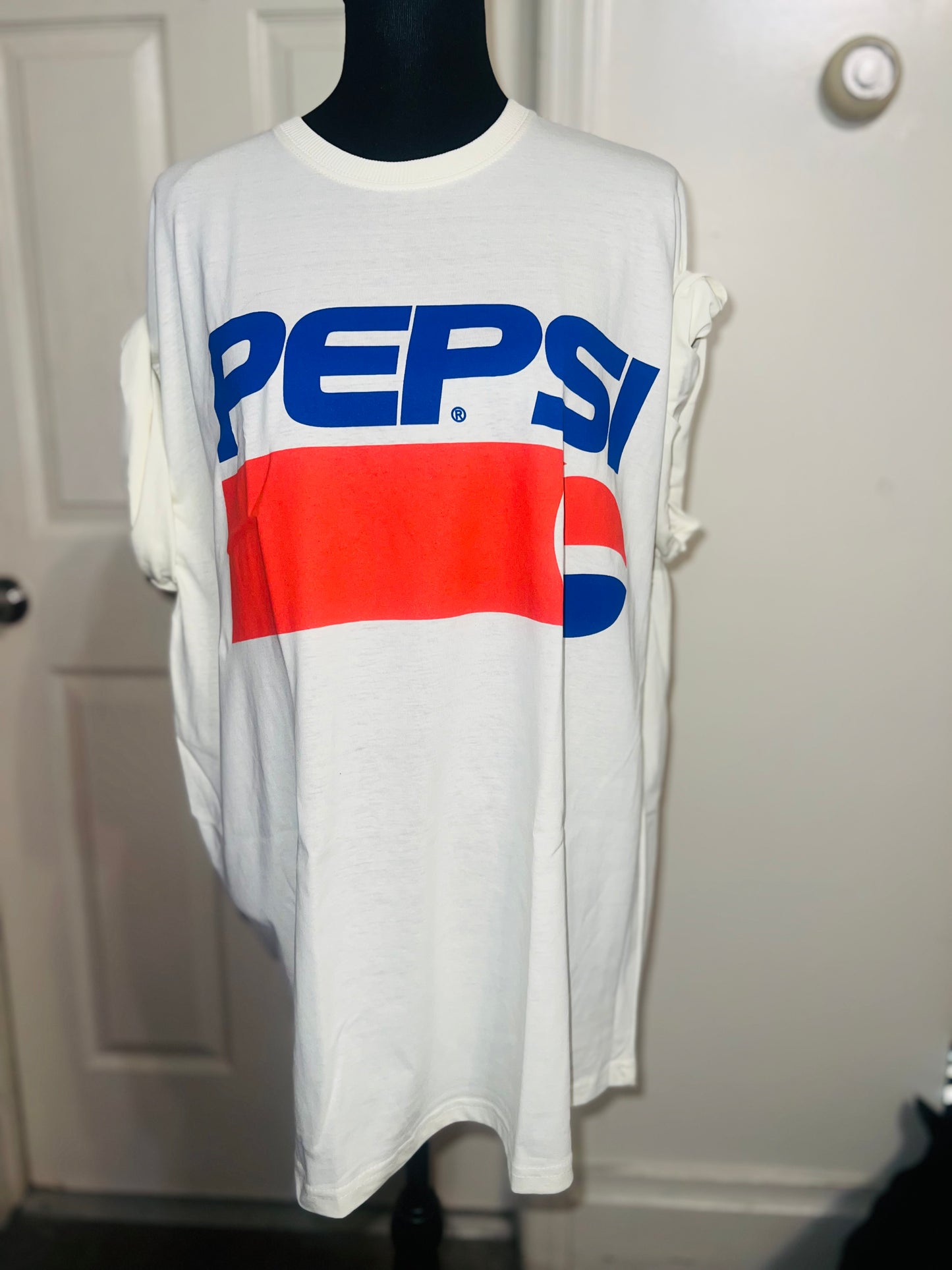 Pepsi Double Sided Oversized Distressed Tee