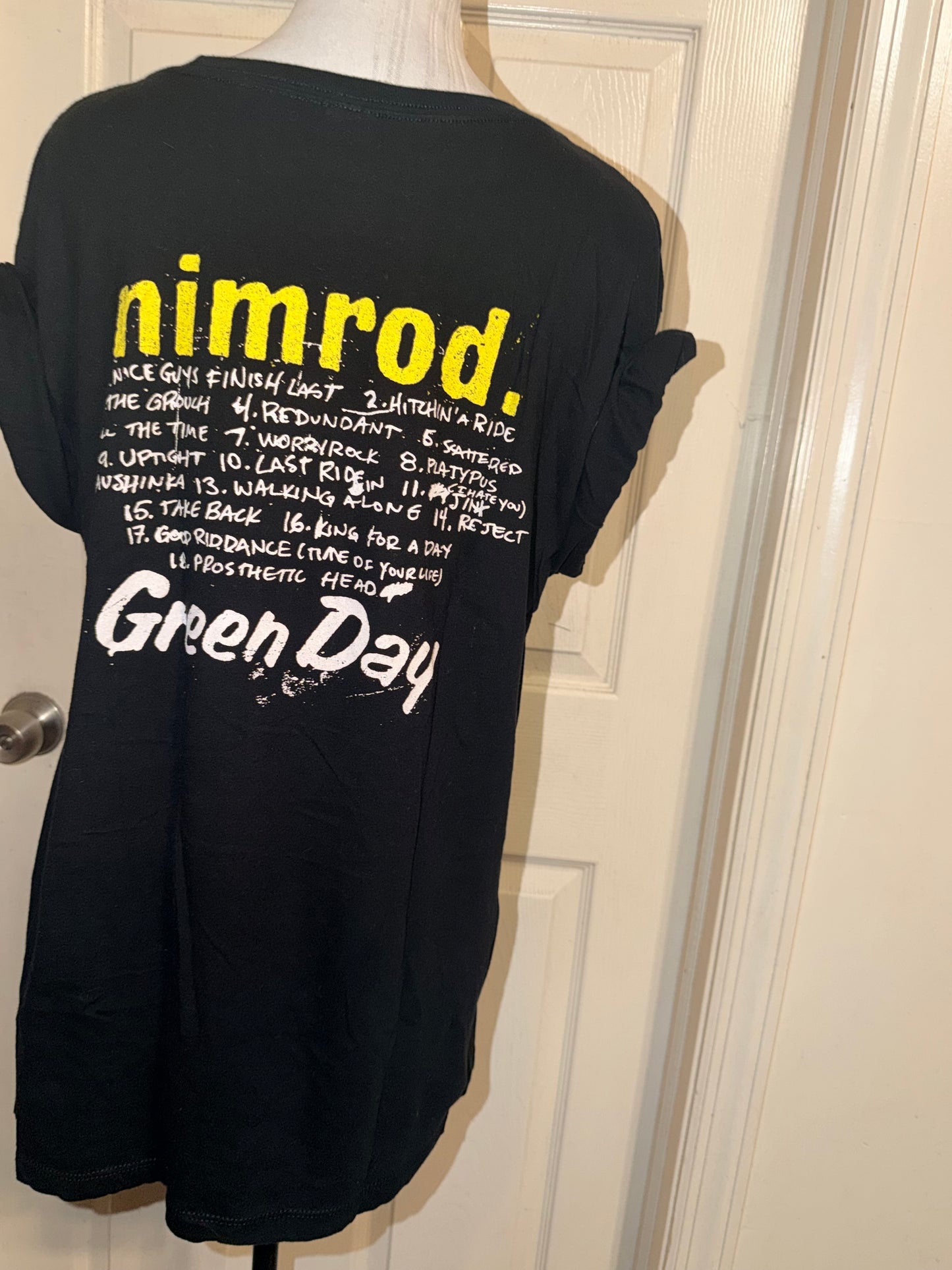 Green Day Double Sided Tee